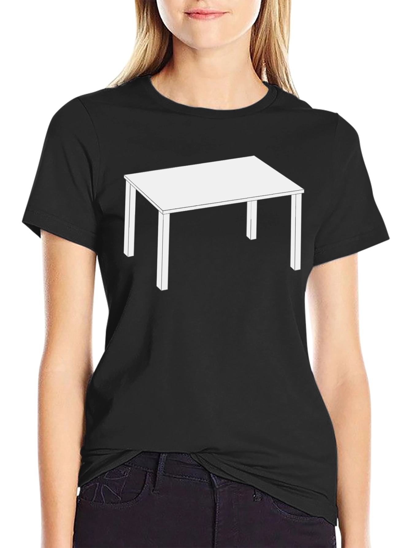 Table Graphic Black T-Shirt
