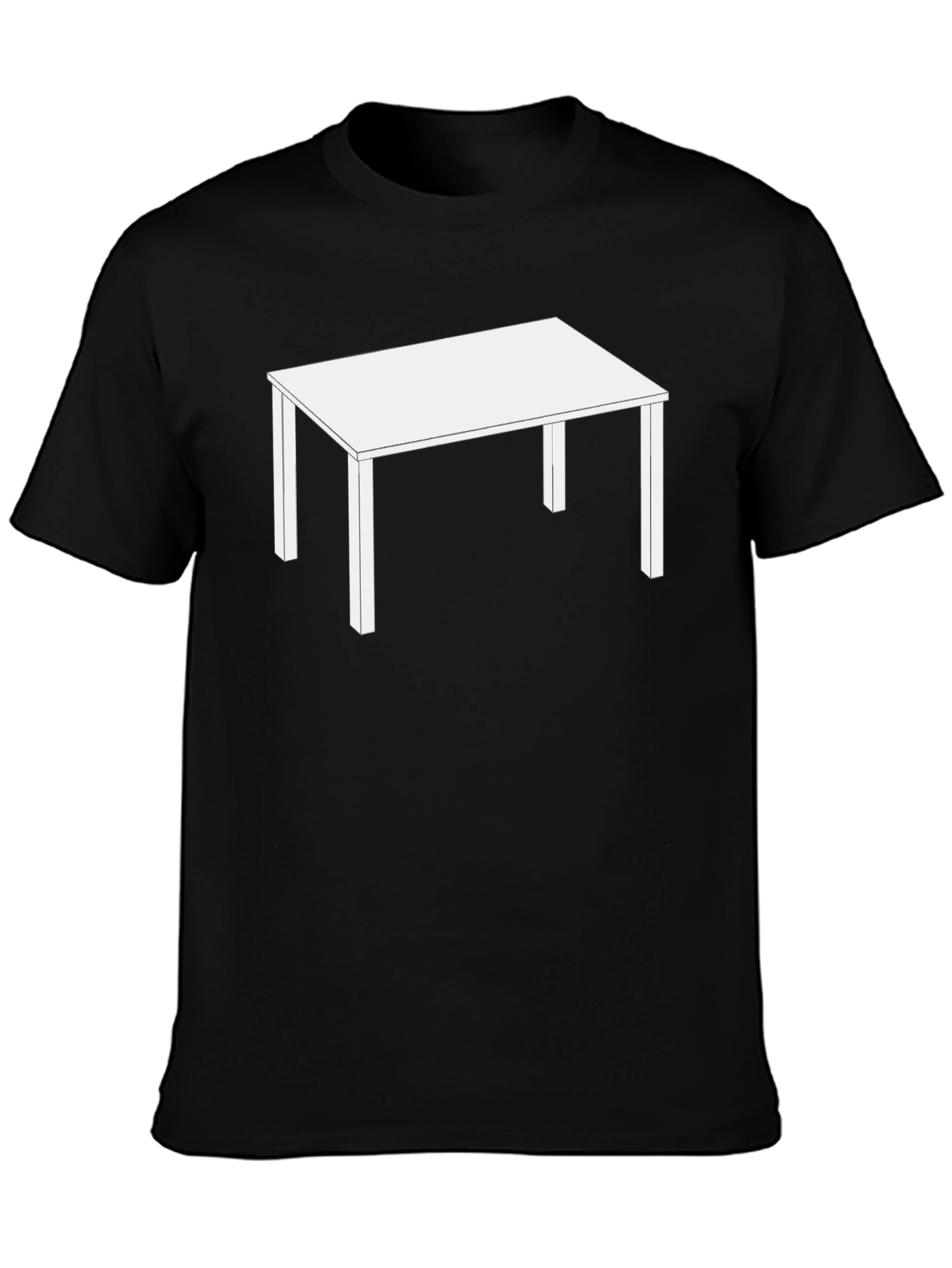 Table Graphic Black T-Shirt