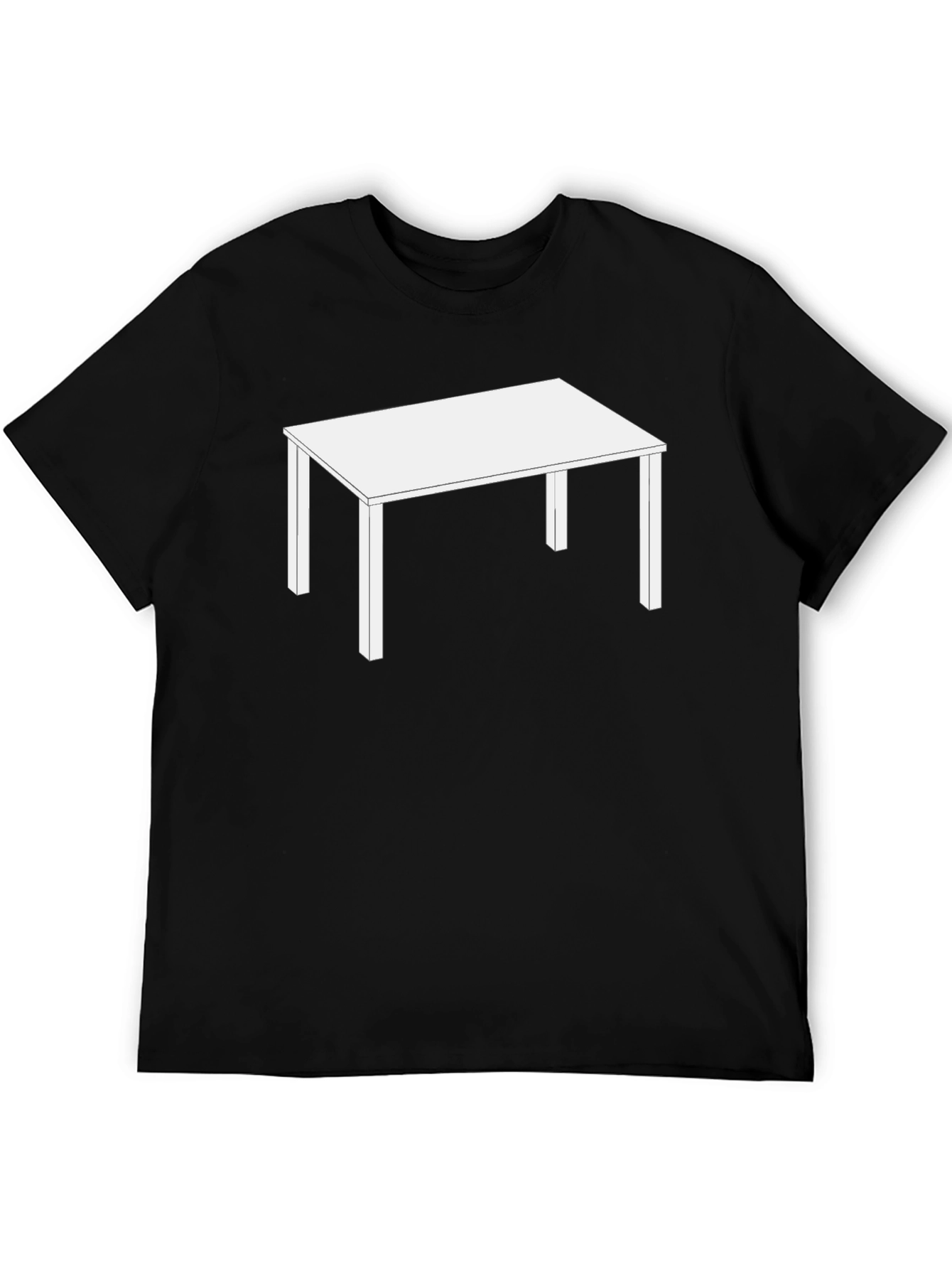 Table Graphic Black T-Shirt
