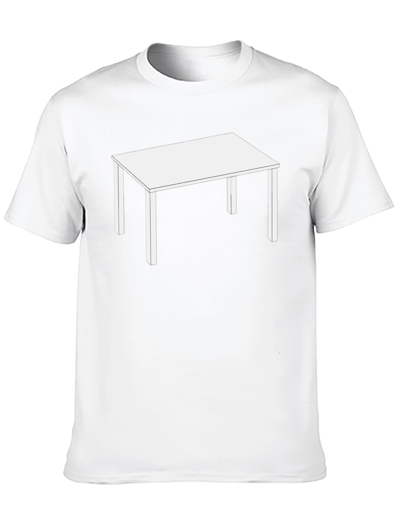 Table Graphic Black T-Shirt