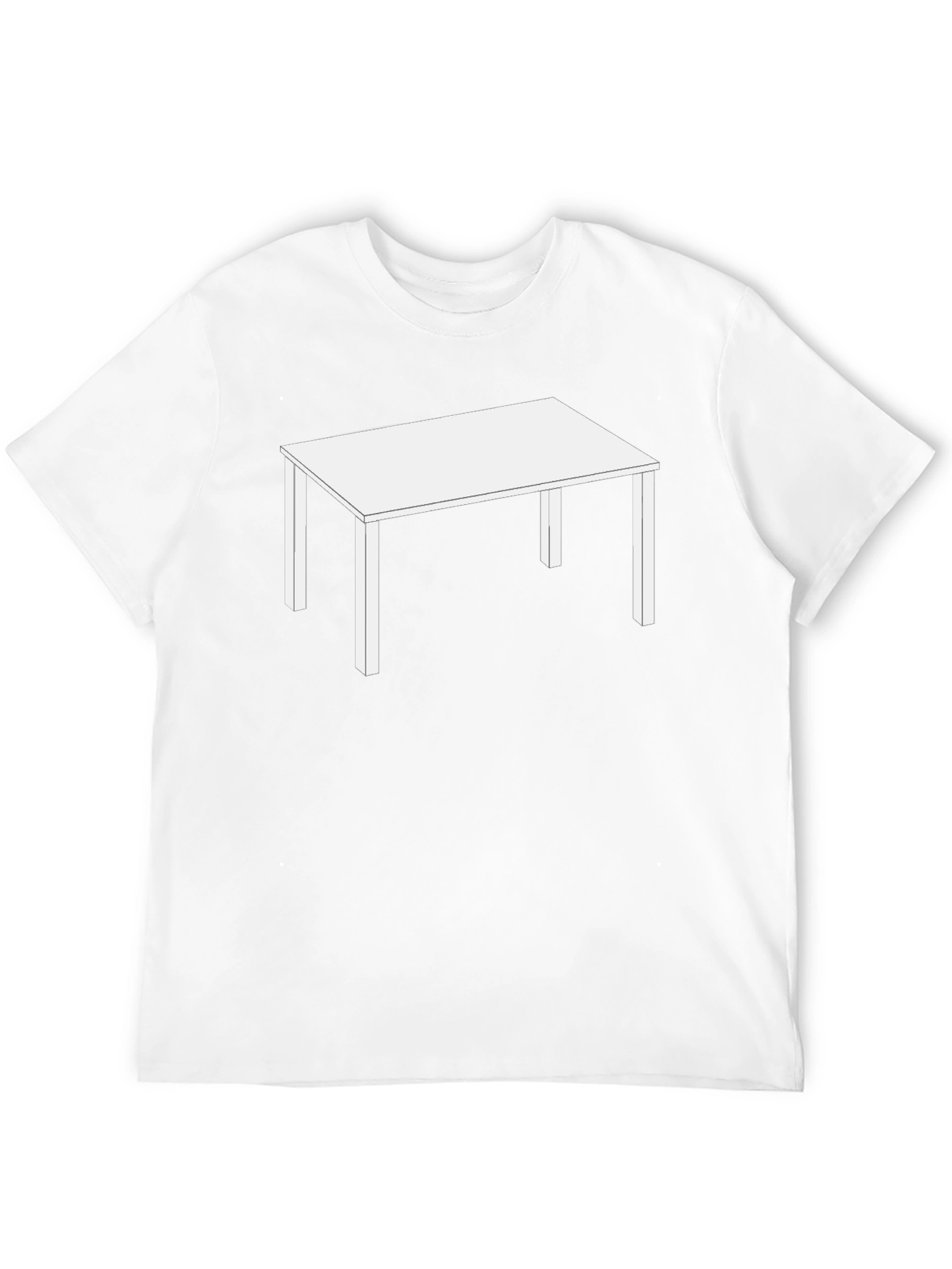 Table Graphic Black T-Shirt