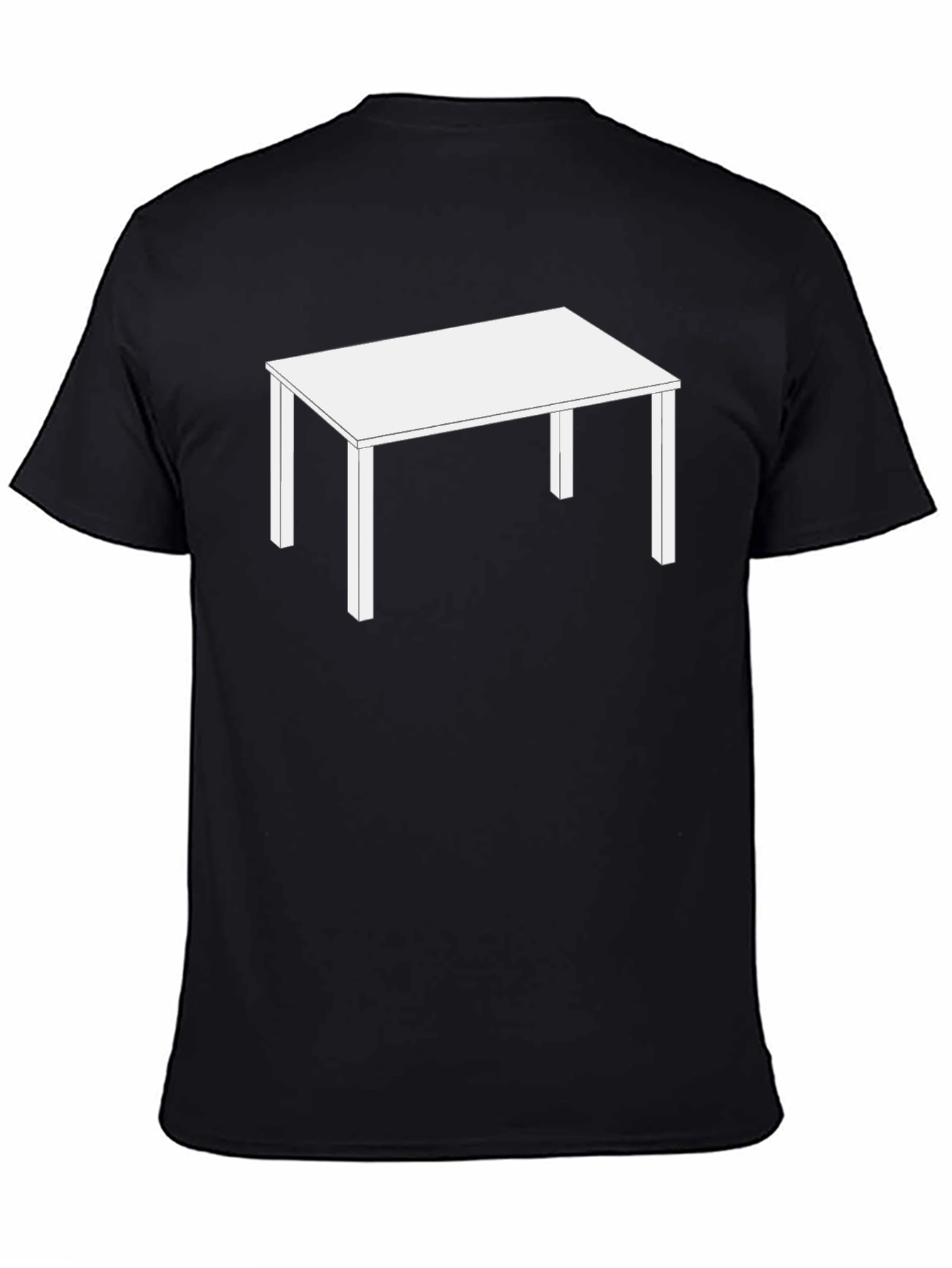 Table Graphic Black T-Shirt