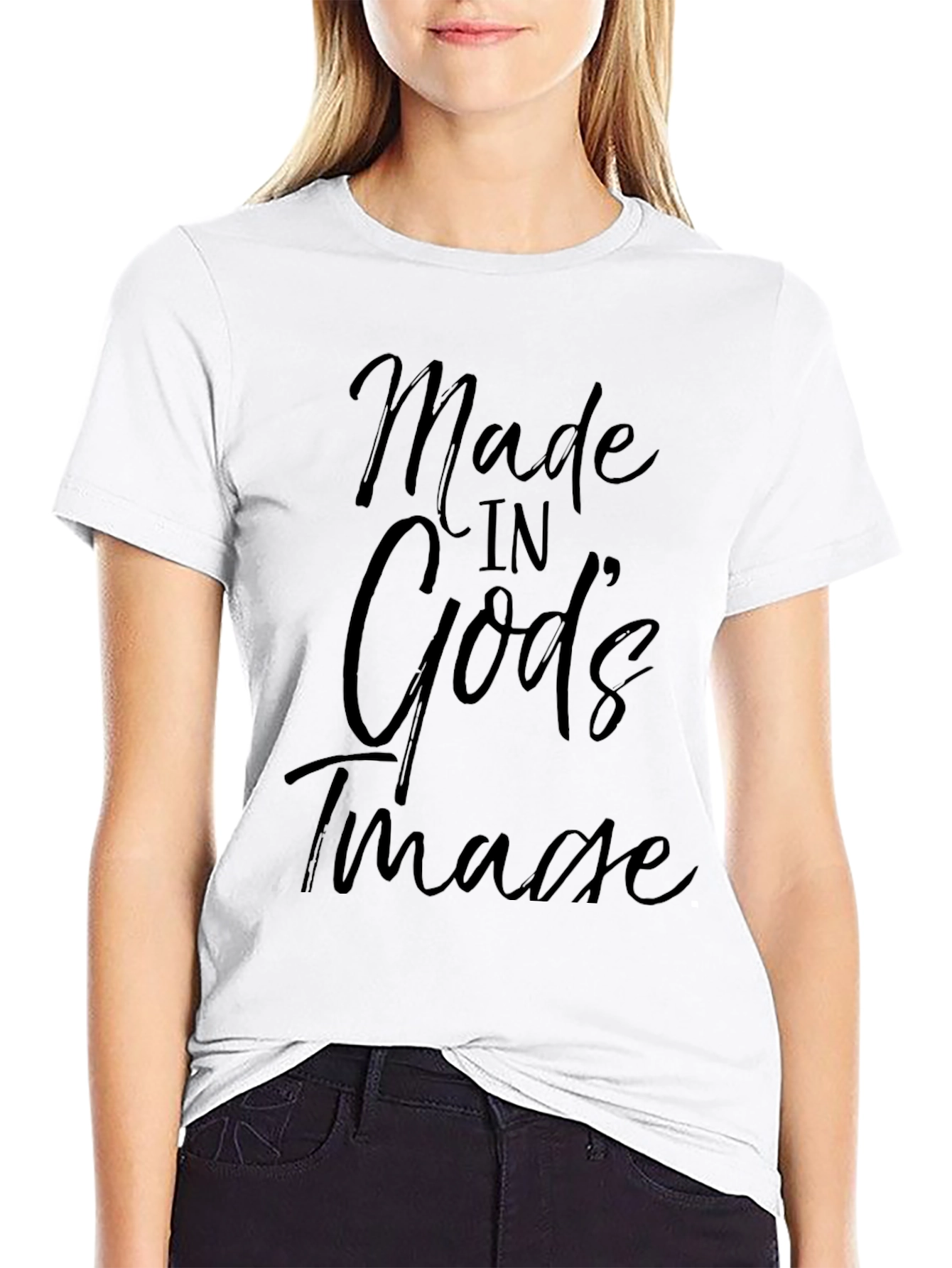 Made in Gods Image Graphic Tee - Black