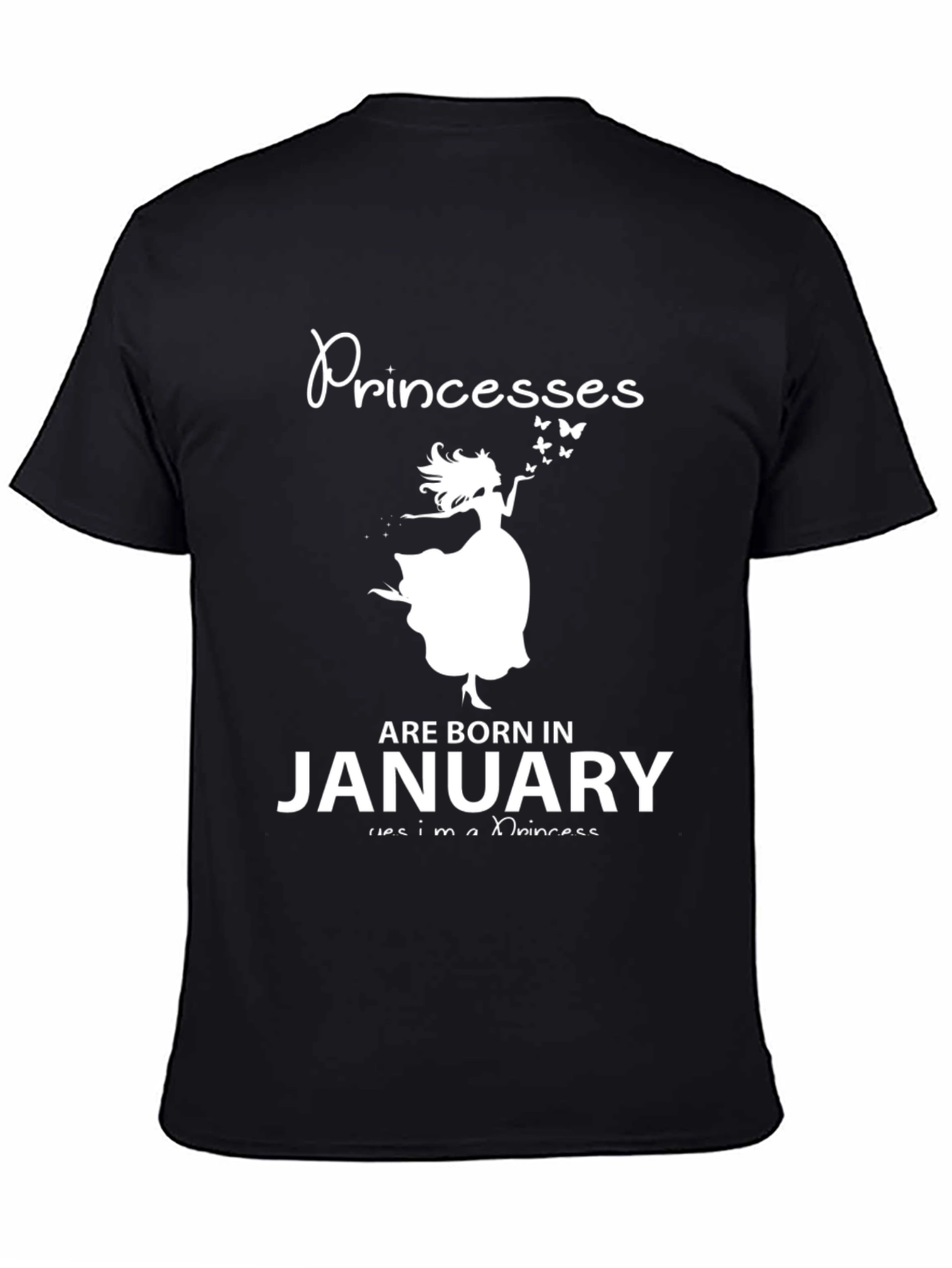 Princesses Are Born In January T-Shirt