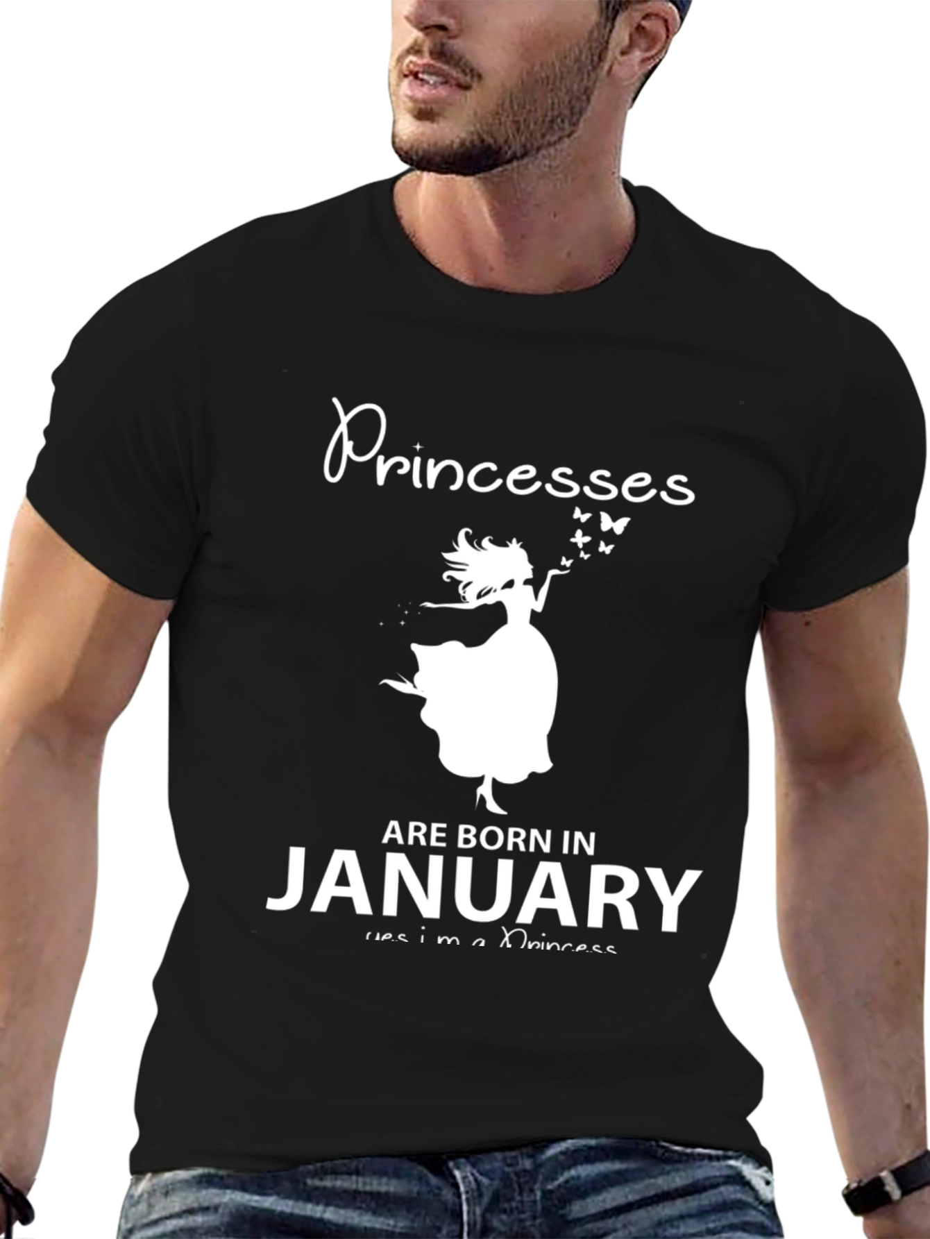 Princesses Are Born In January T-Shirt