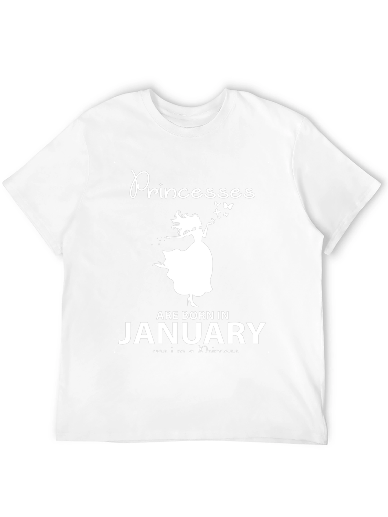 Princesses Are Born In January T-Shirt