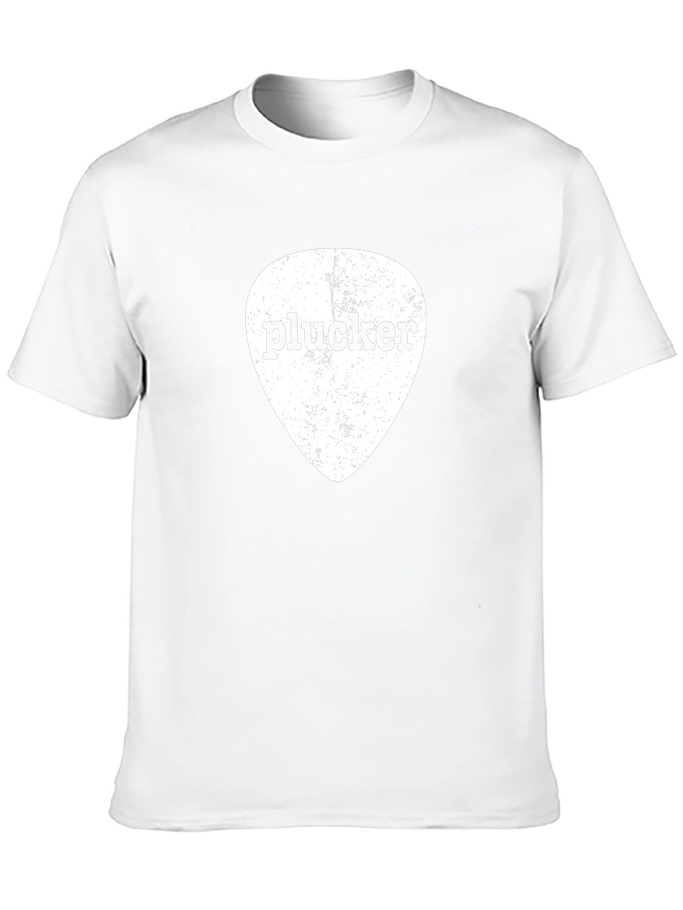 Plucker Guitar Pick Graphic Tee - Black Cotton T-Shirt
