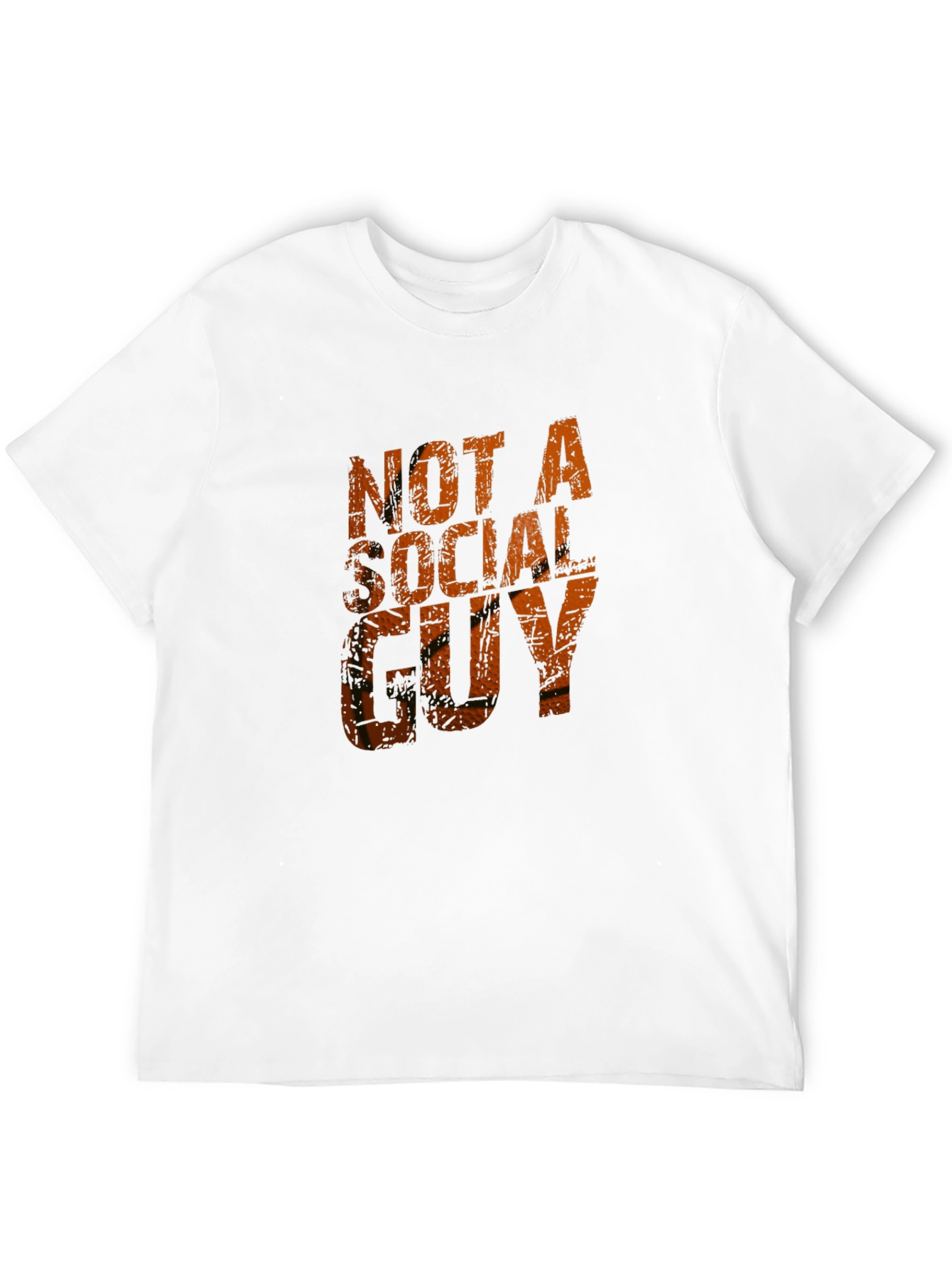 Not A Social Guy Black Graphic Tee