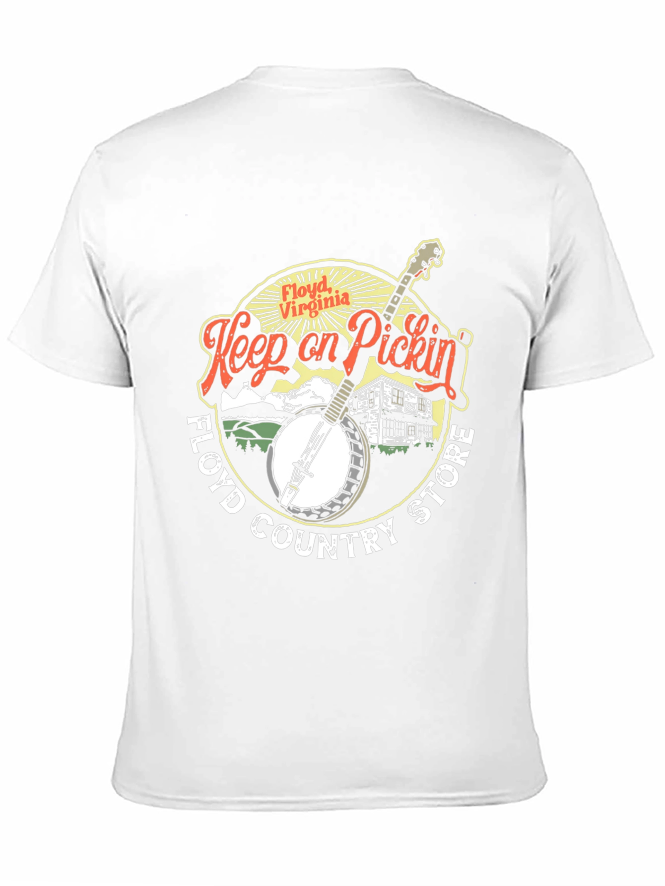Floyd Virginia Keep on Pickin Black T-Shirt