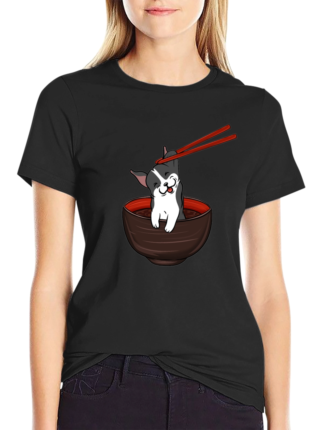 Dog Ramen Bowl T-Shirt