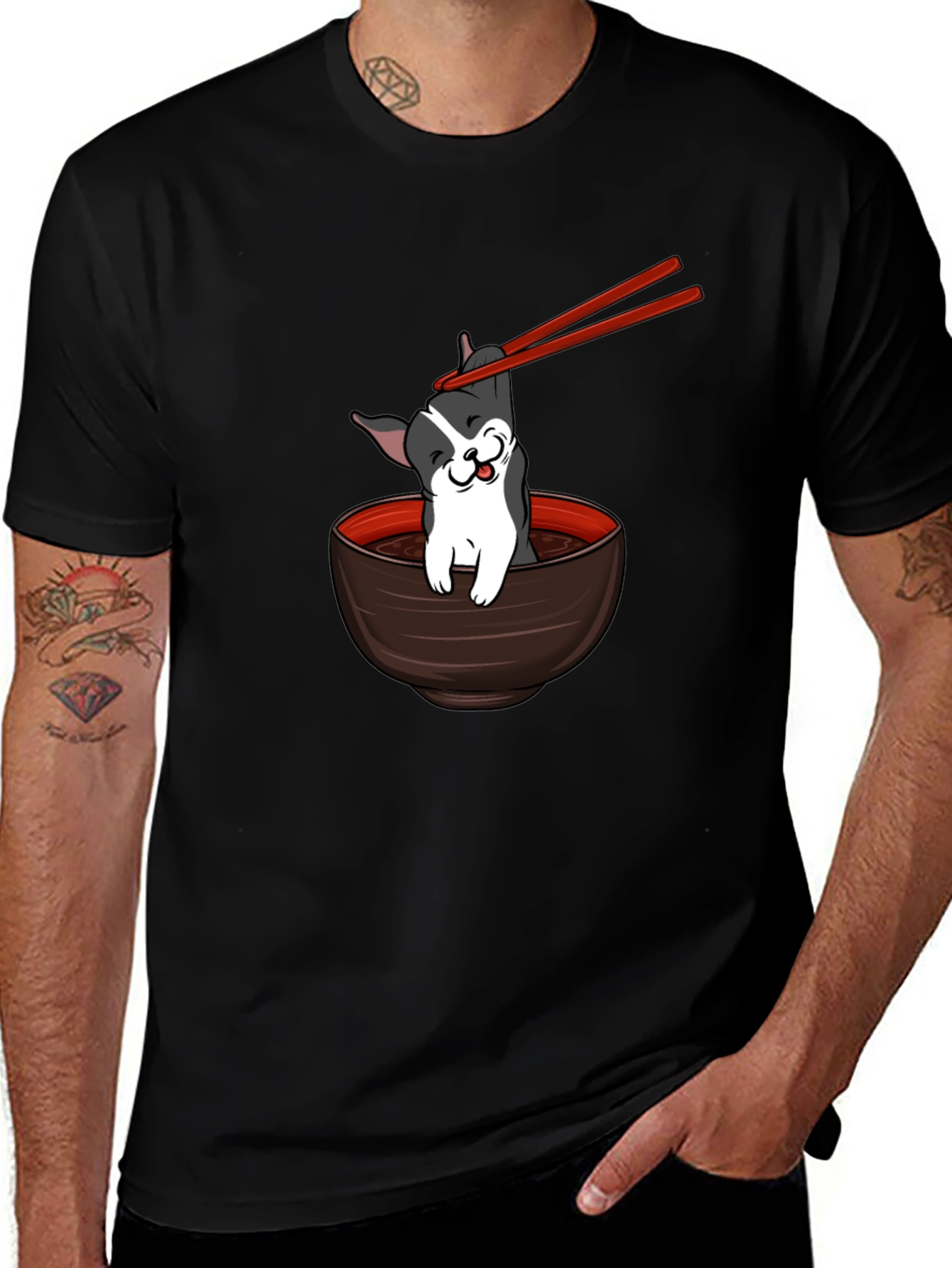 Dog Ramen Bowl T-Shirt