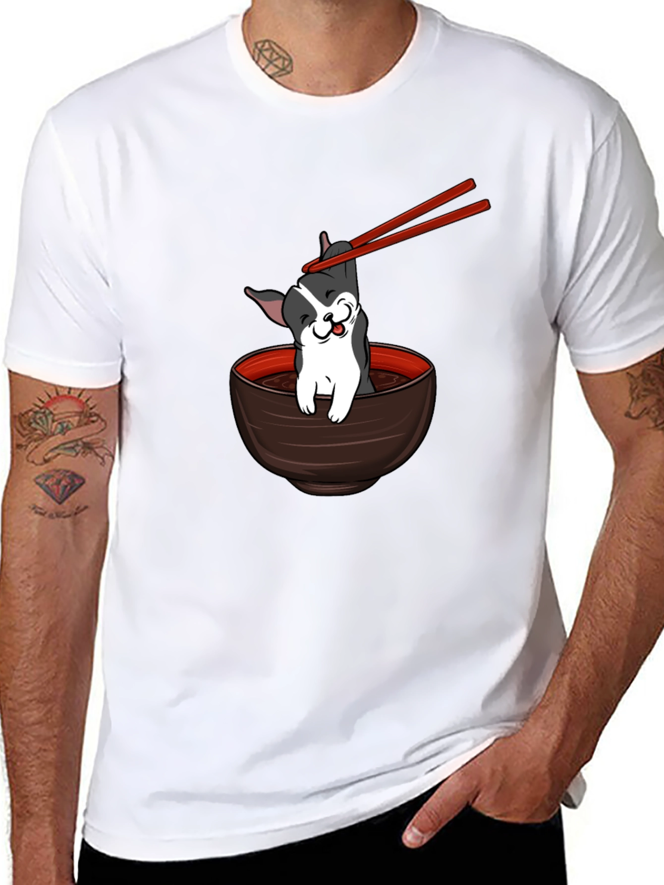 Dog Ramen Bowl T-Shirt