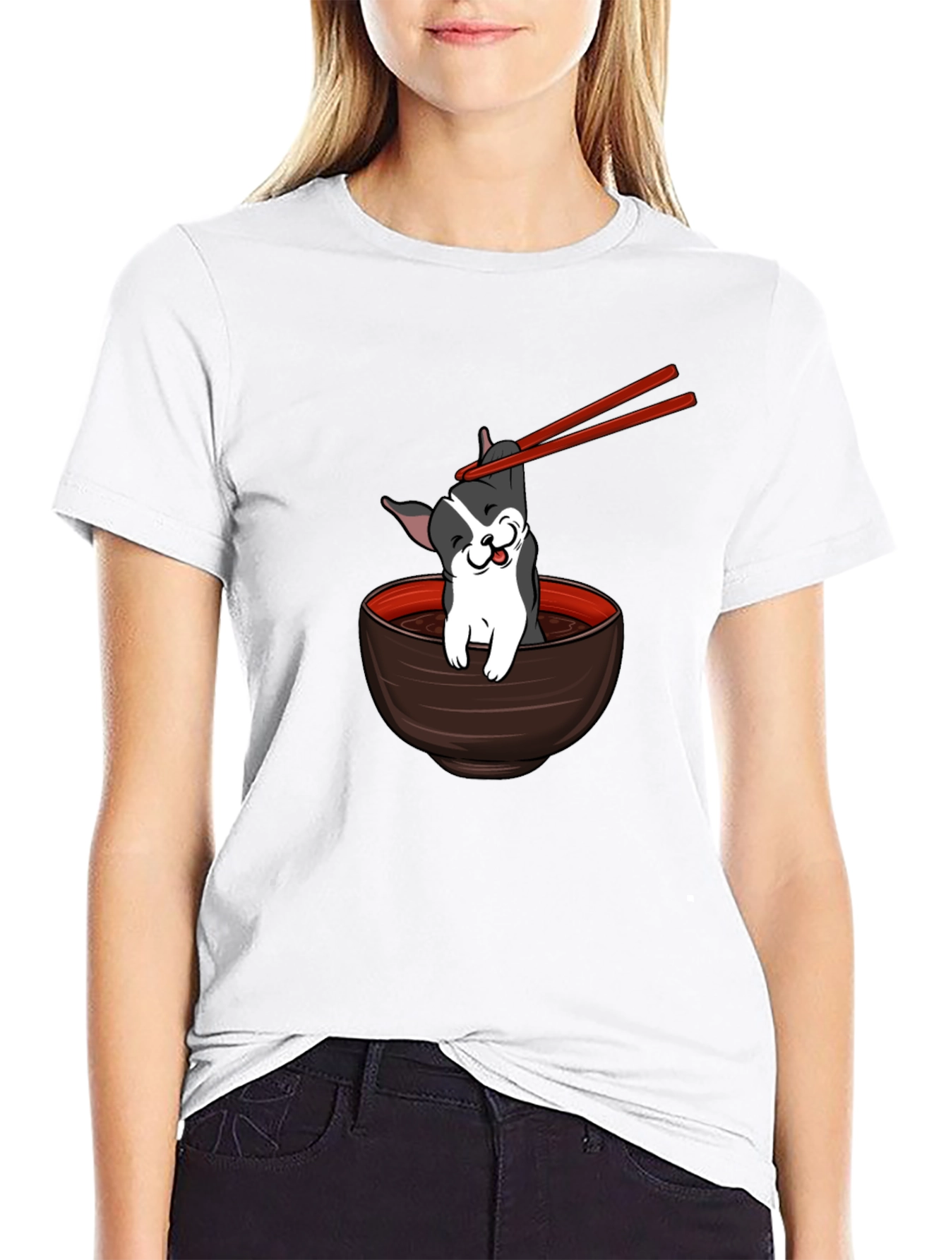 Dog Ramen Bowl T-Shirt