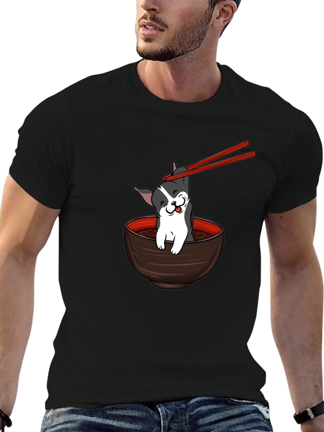 Dog Ramen Bowl T-Shirt