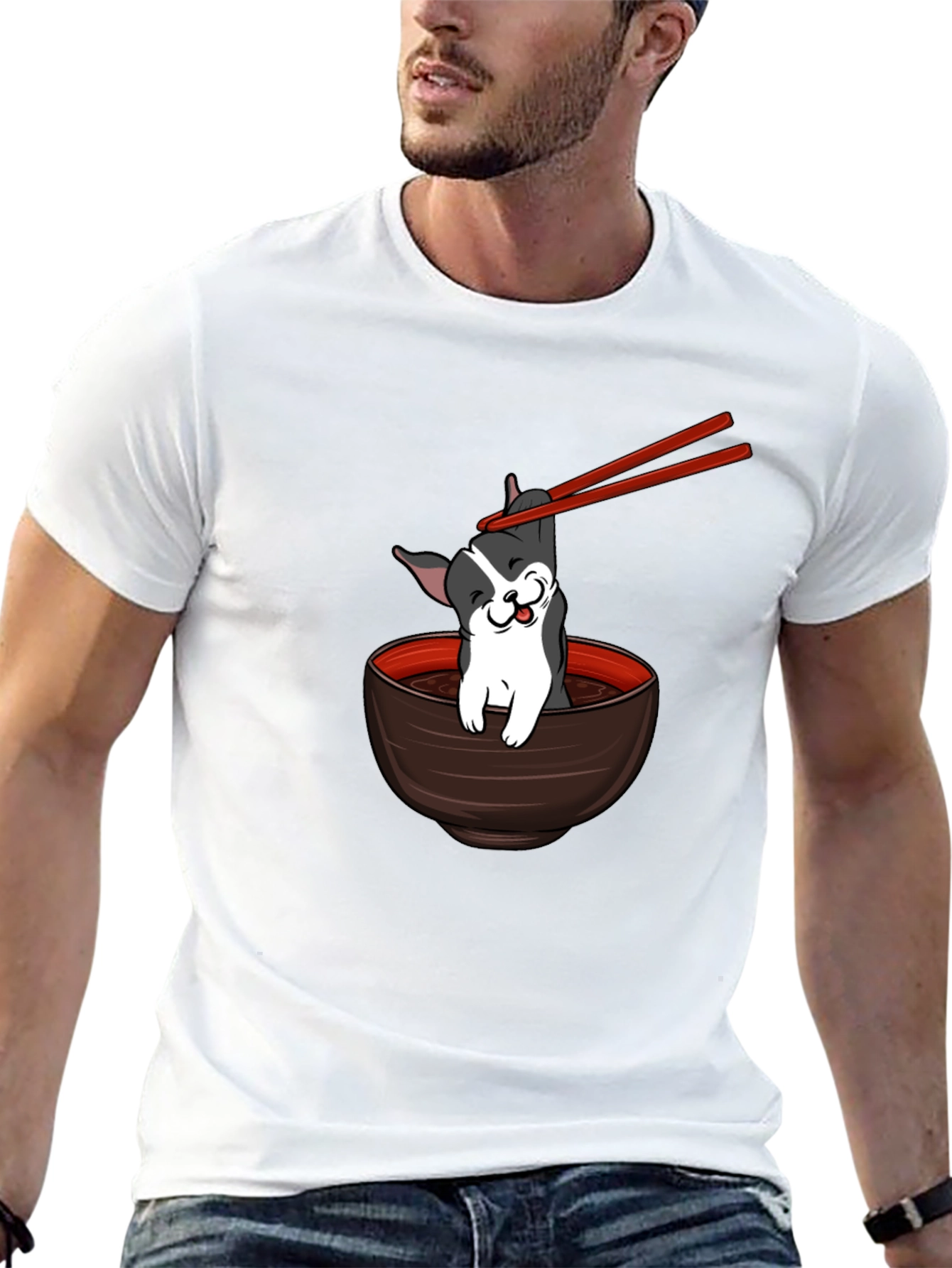Dog Ramen Bowl T-Shirt