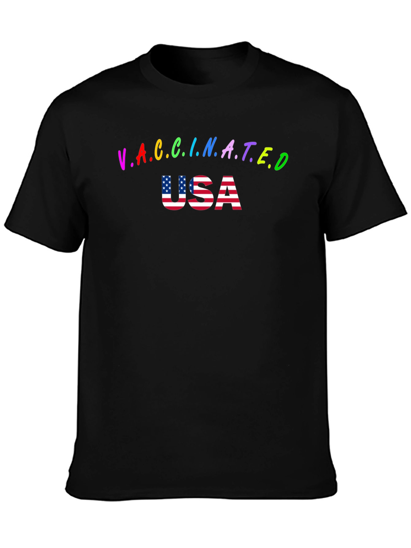 Vaccinated USA Graphic T-Shirt