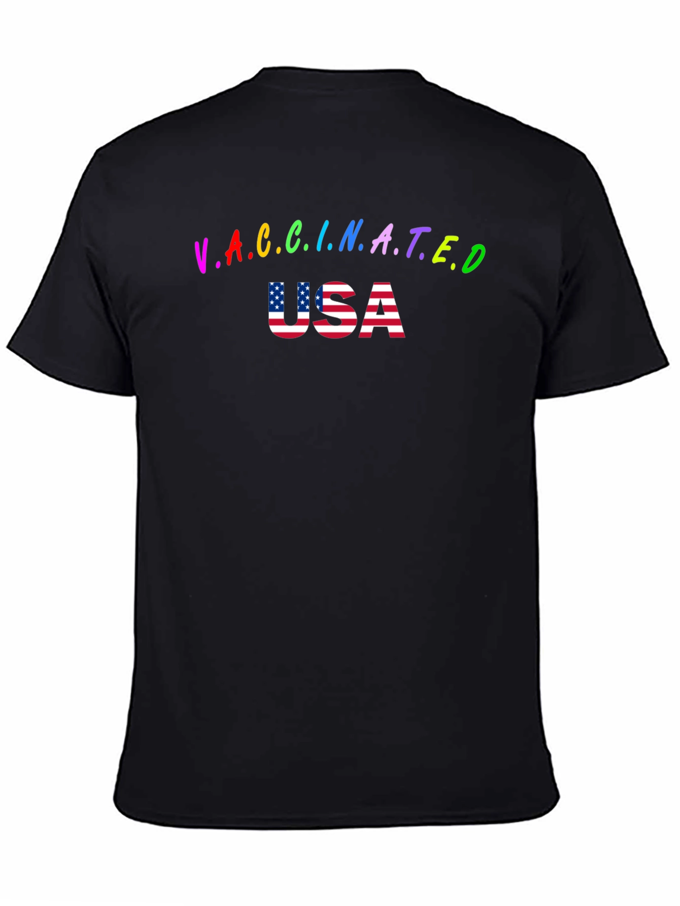 Vaccinated USA Graphic T-Shirt