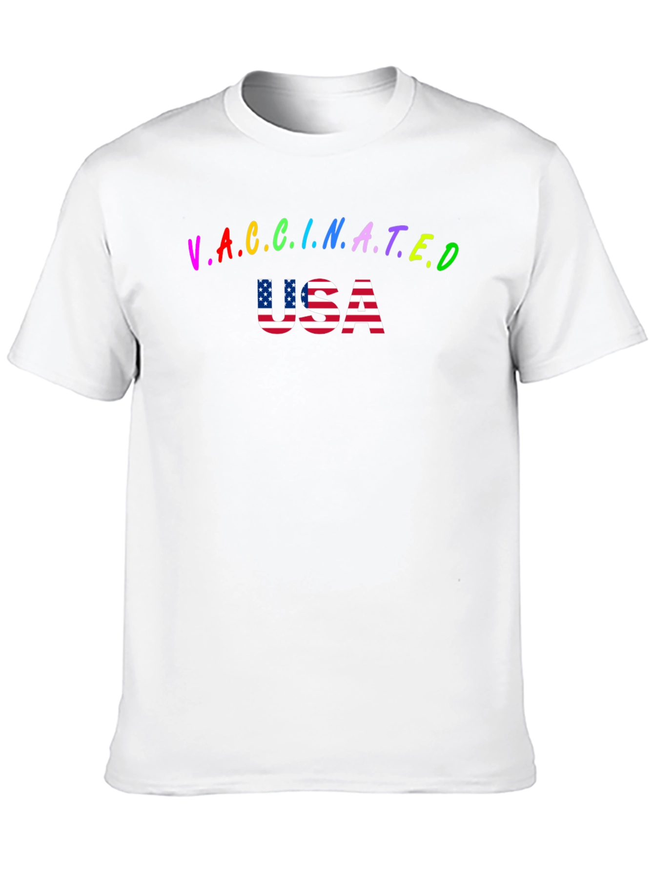 Vaccinated USA Graphic T-Shirt