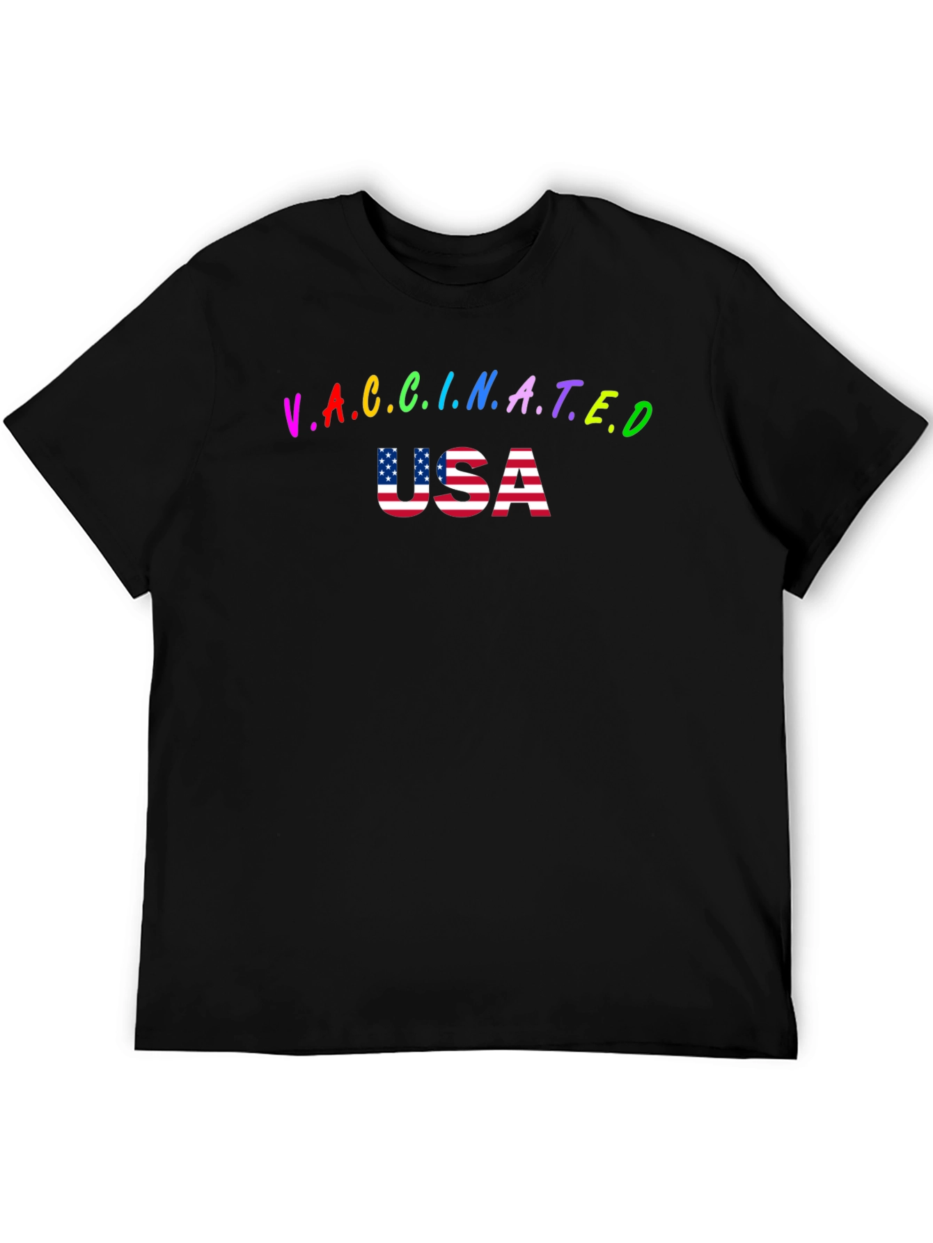 Vaccinated USA Graphic T-Shirt