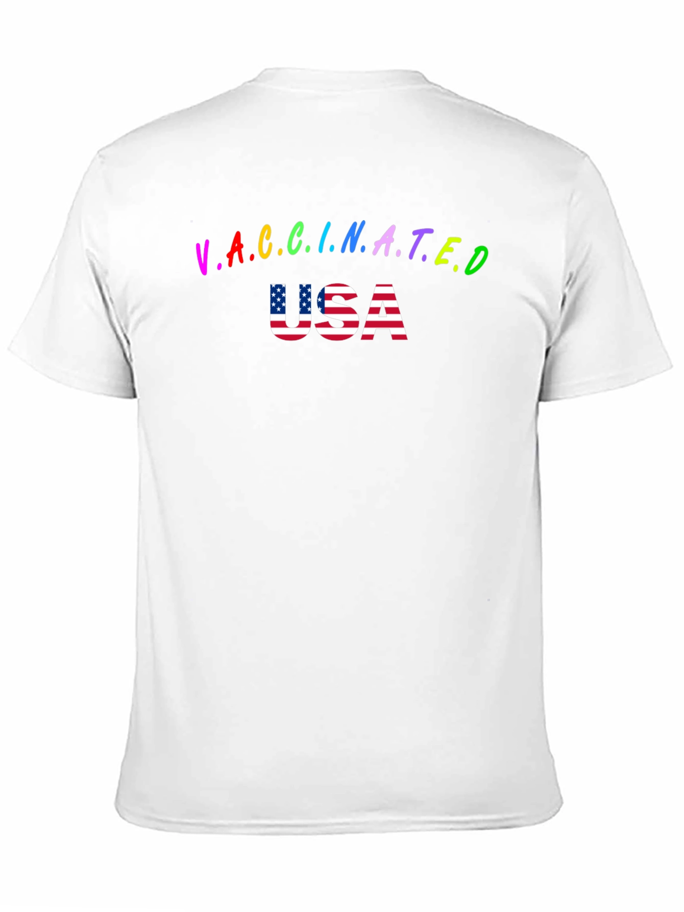 Vaccinated USA Graphic T-Shirt