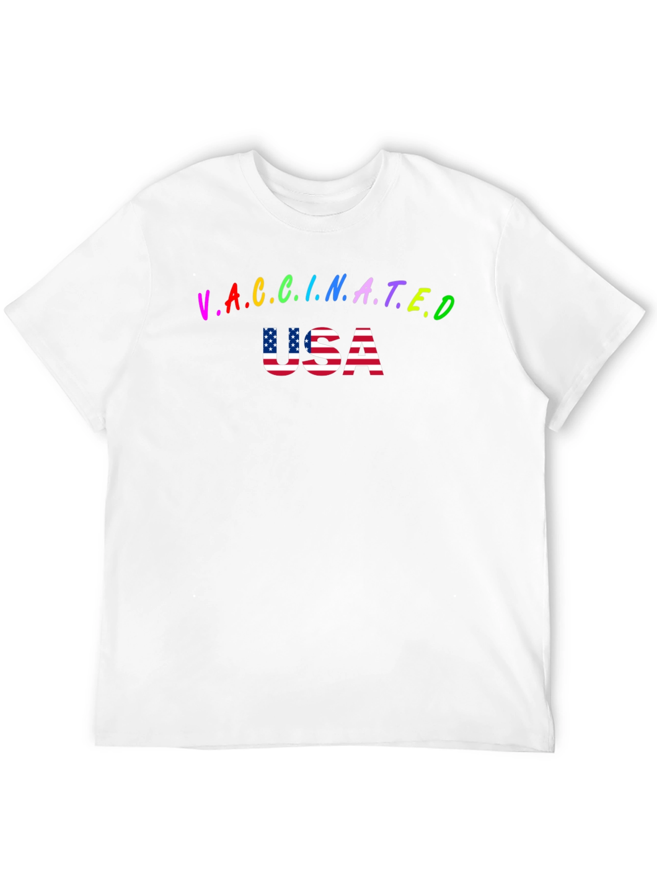 Vaccinated USA Graphic T-Shirt