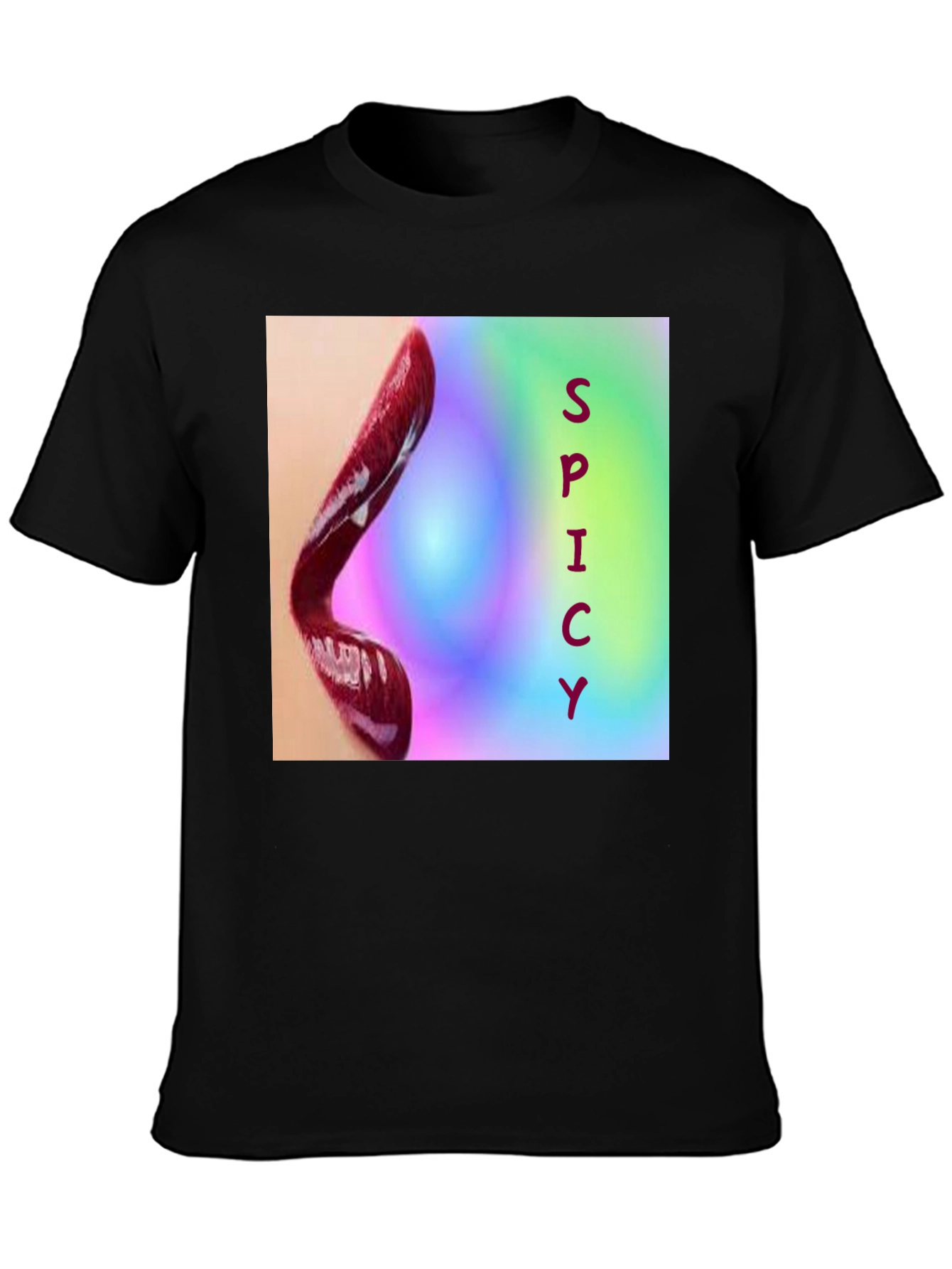 Spicy Lips Graphic Tee - Bold Statement Shirt