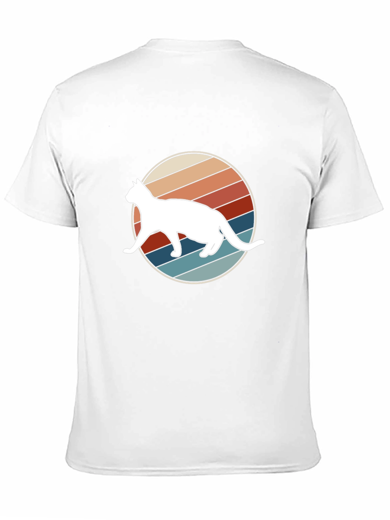 Retro Cat Graphic Tee - Cool Cat Lover Shirt