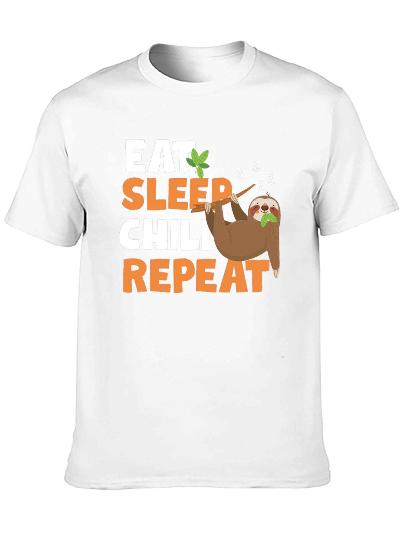Eat Sleep Chill Repeat Sloth T-Shirt