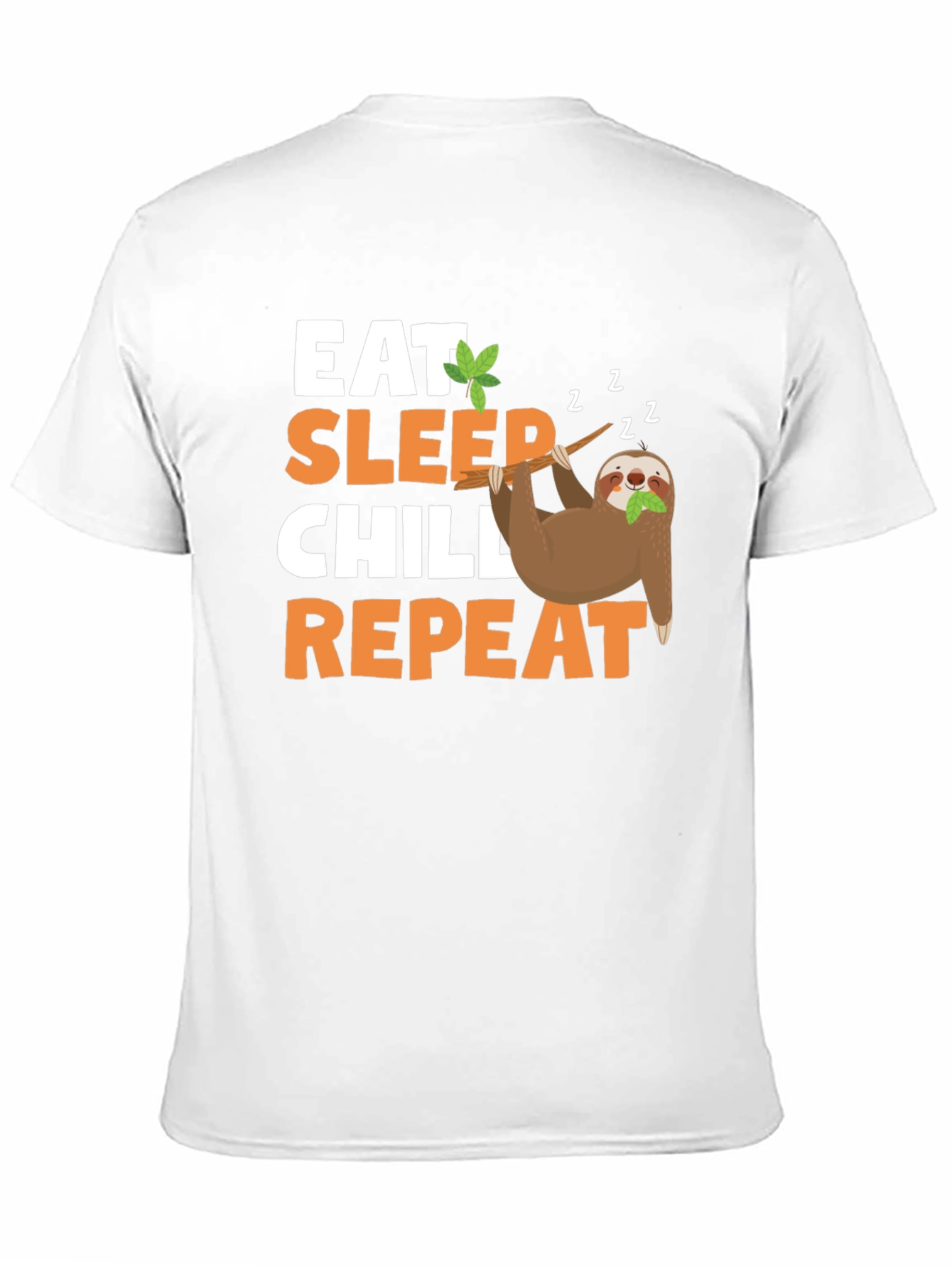 Eat Sleep Chill Repeat Sloth T-Shirt