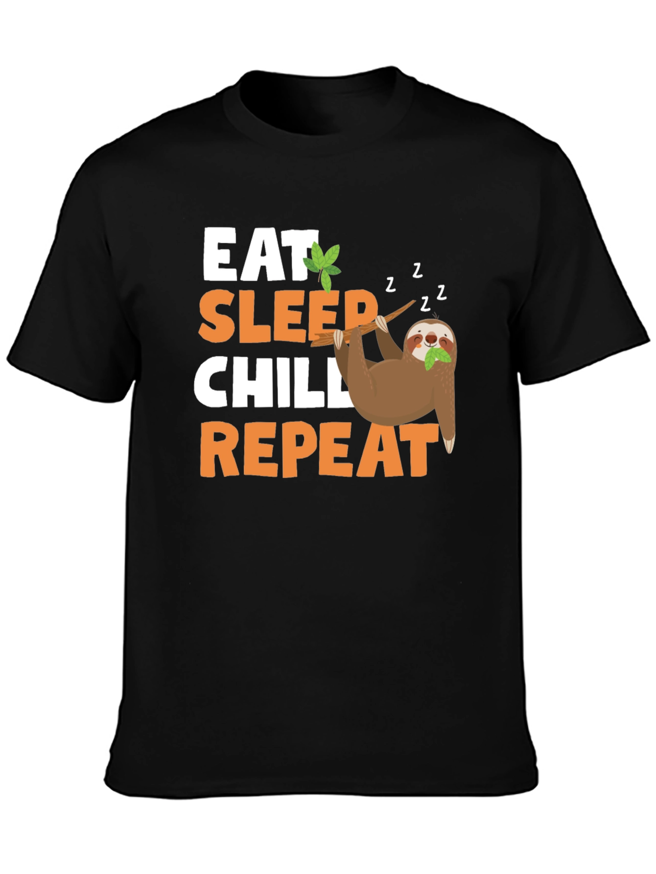 Eat Sleep Chill Repeat Sloth T-Shirt