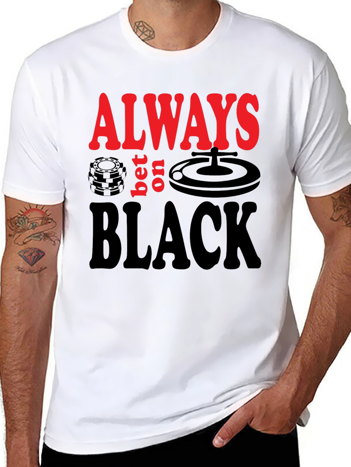 Always Bet on Black Graphic Tee