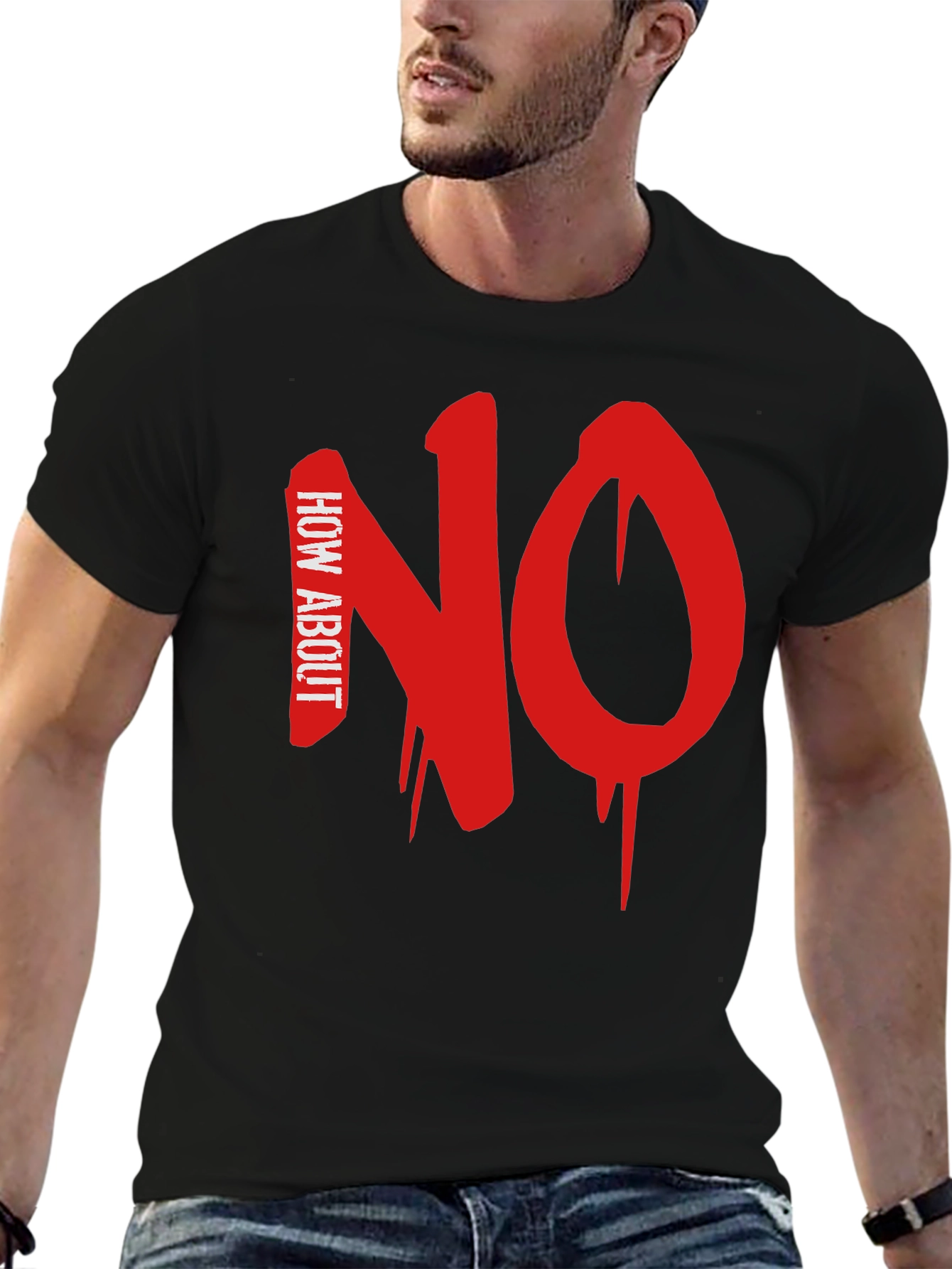 How About NO Black T-Shirt