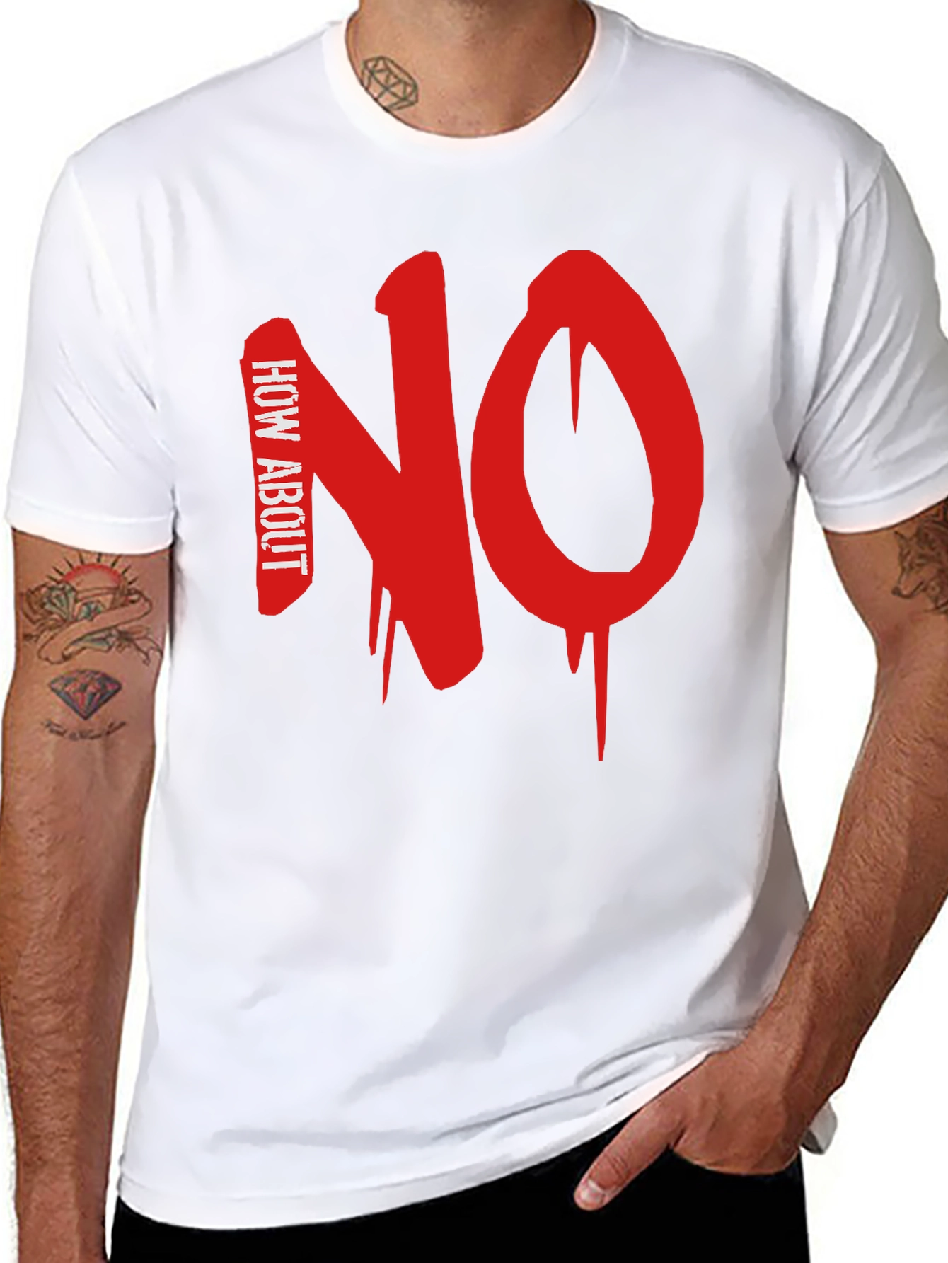 How About NO Black T-Shirt