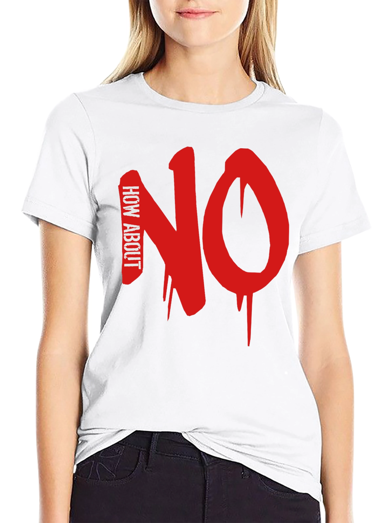 How About NO Black T-Shirt