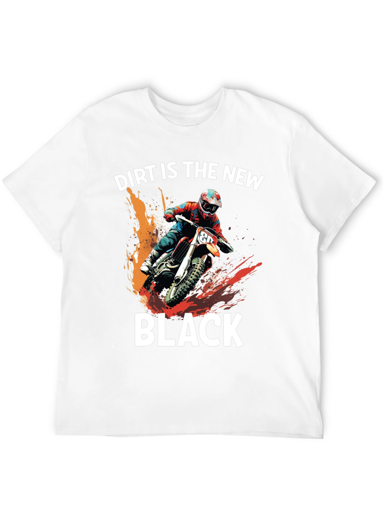 Dirt is the New Black Motocross T-Shirt