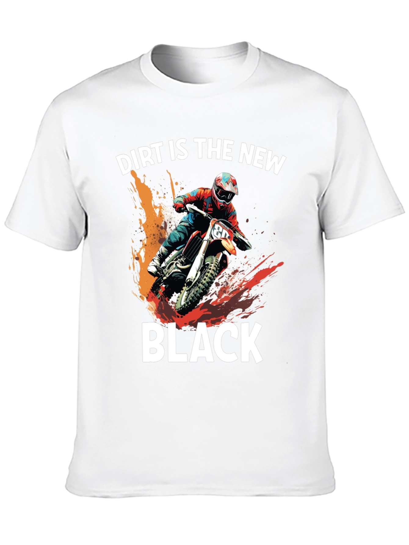 Dirt is the New Black Motocross T-Shirt