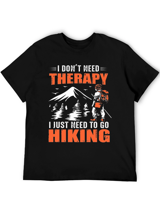Hiking Therapy Graphic T-Shirt