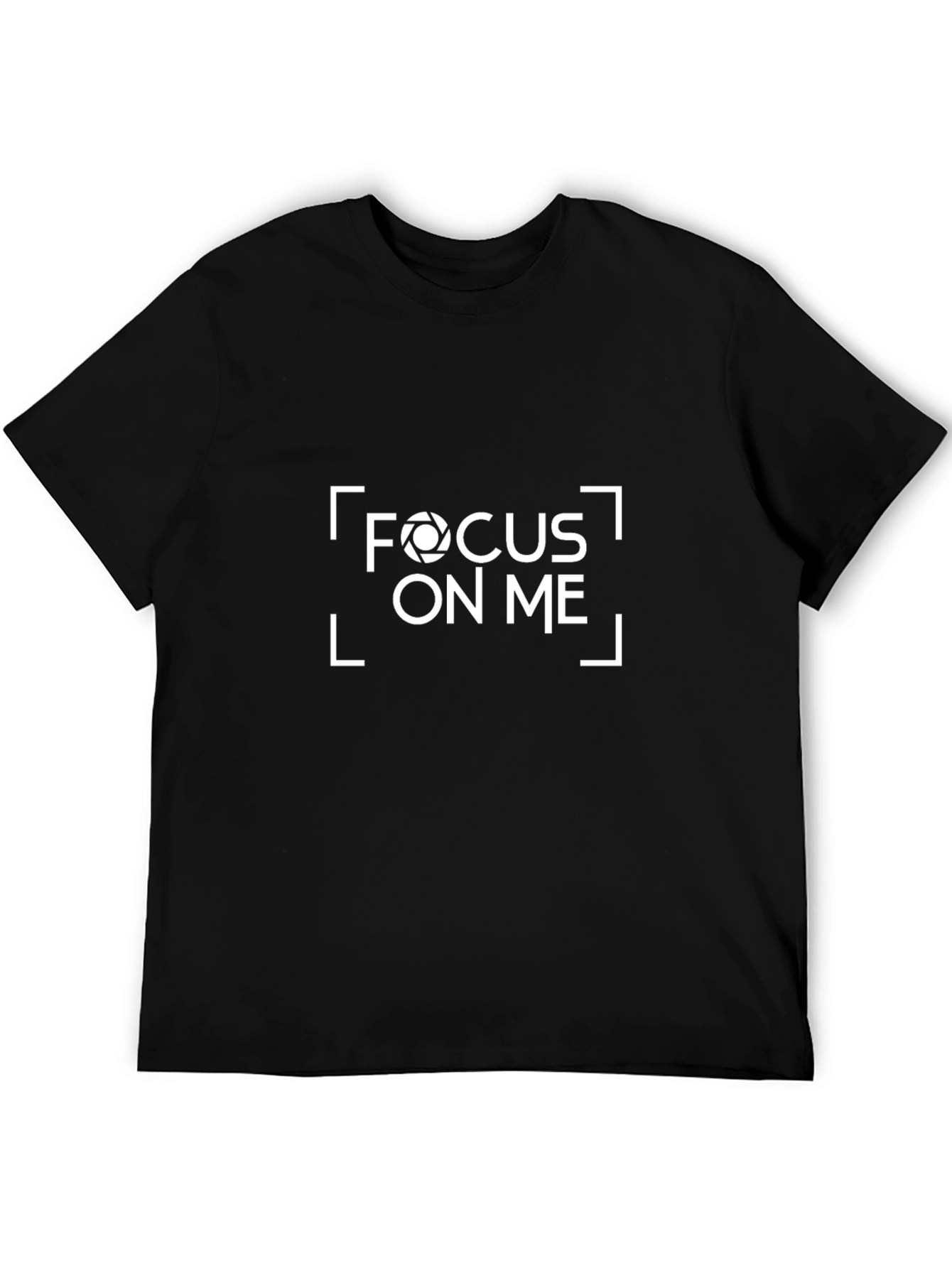 Focus On Me Camera T-Shirt - Black