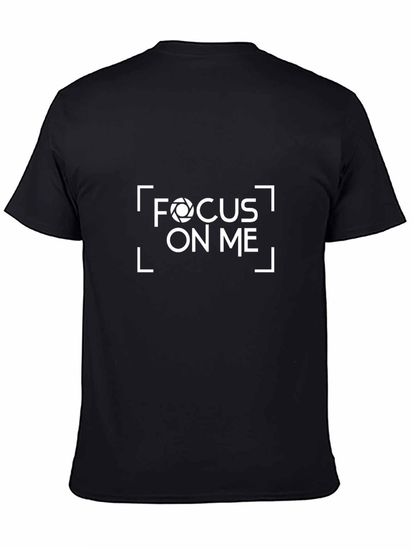 Focus On Me Camera T-Shirt - Black
