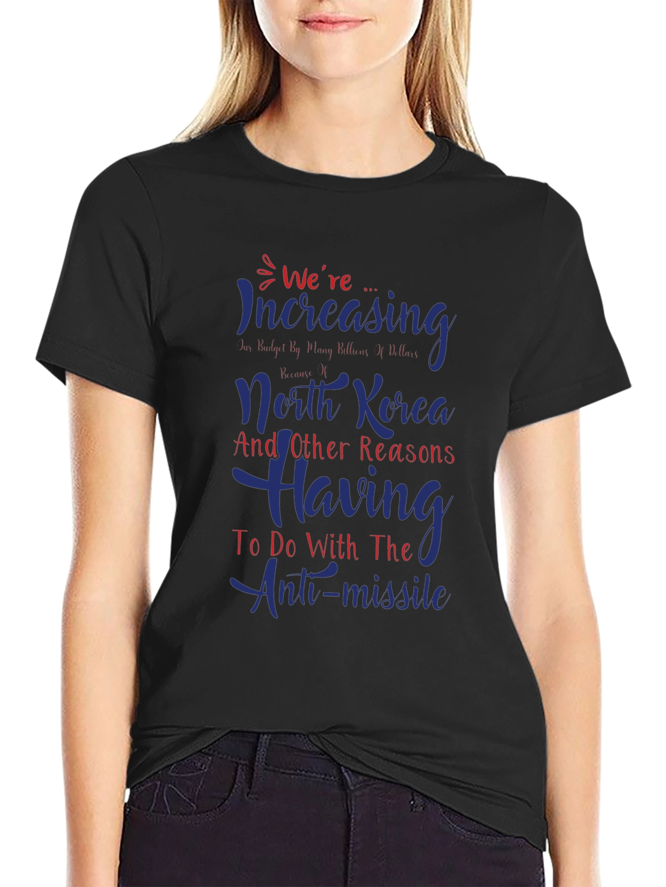 Were Increasing Anti-Missile Graphic T-Shirt
