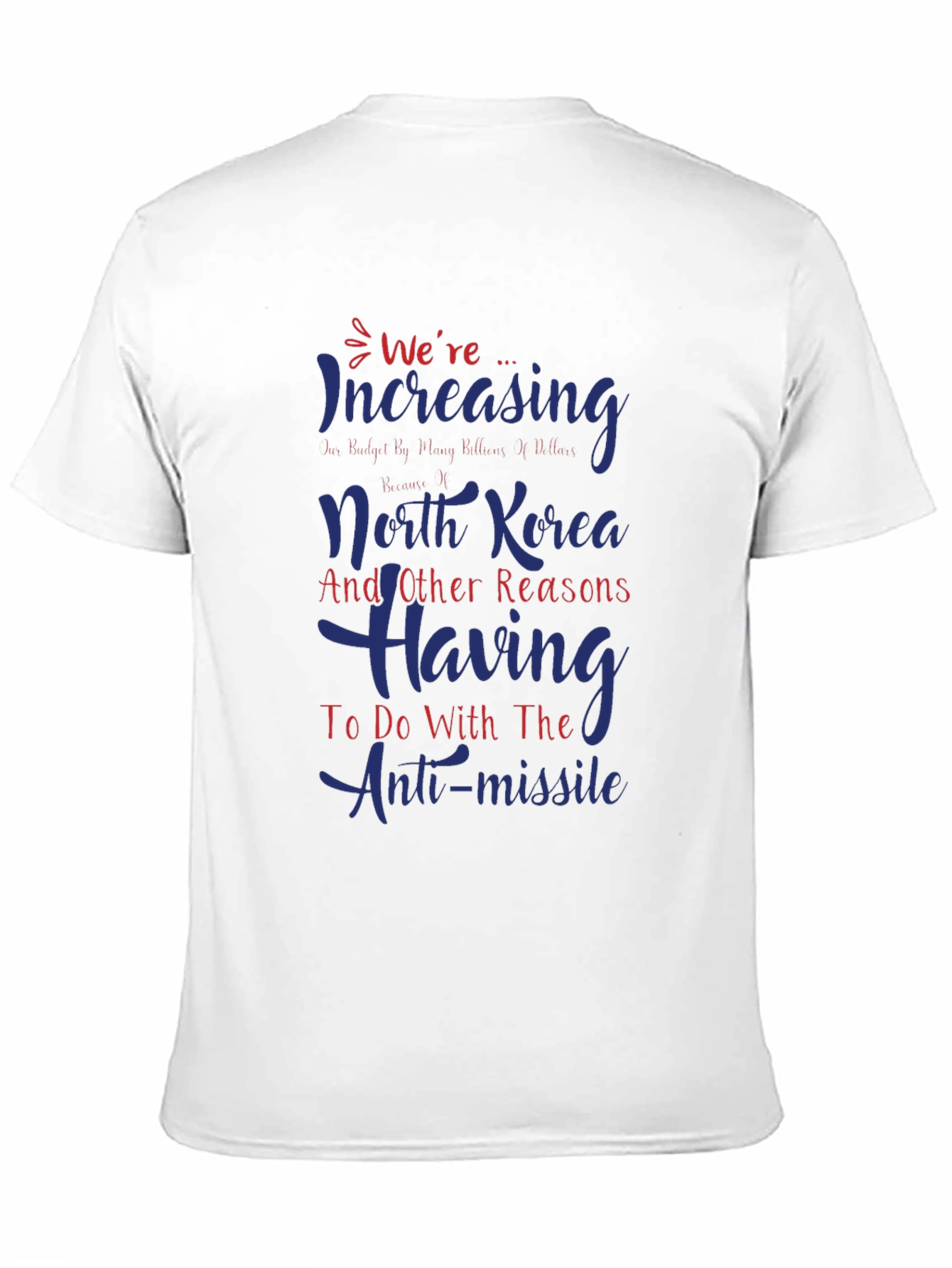 Were Increasing Anti-Missile Graphic T-Shirt