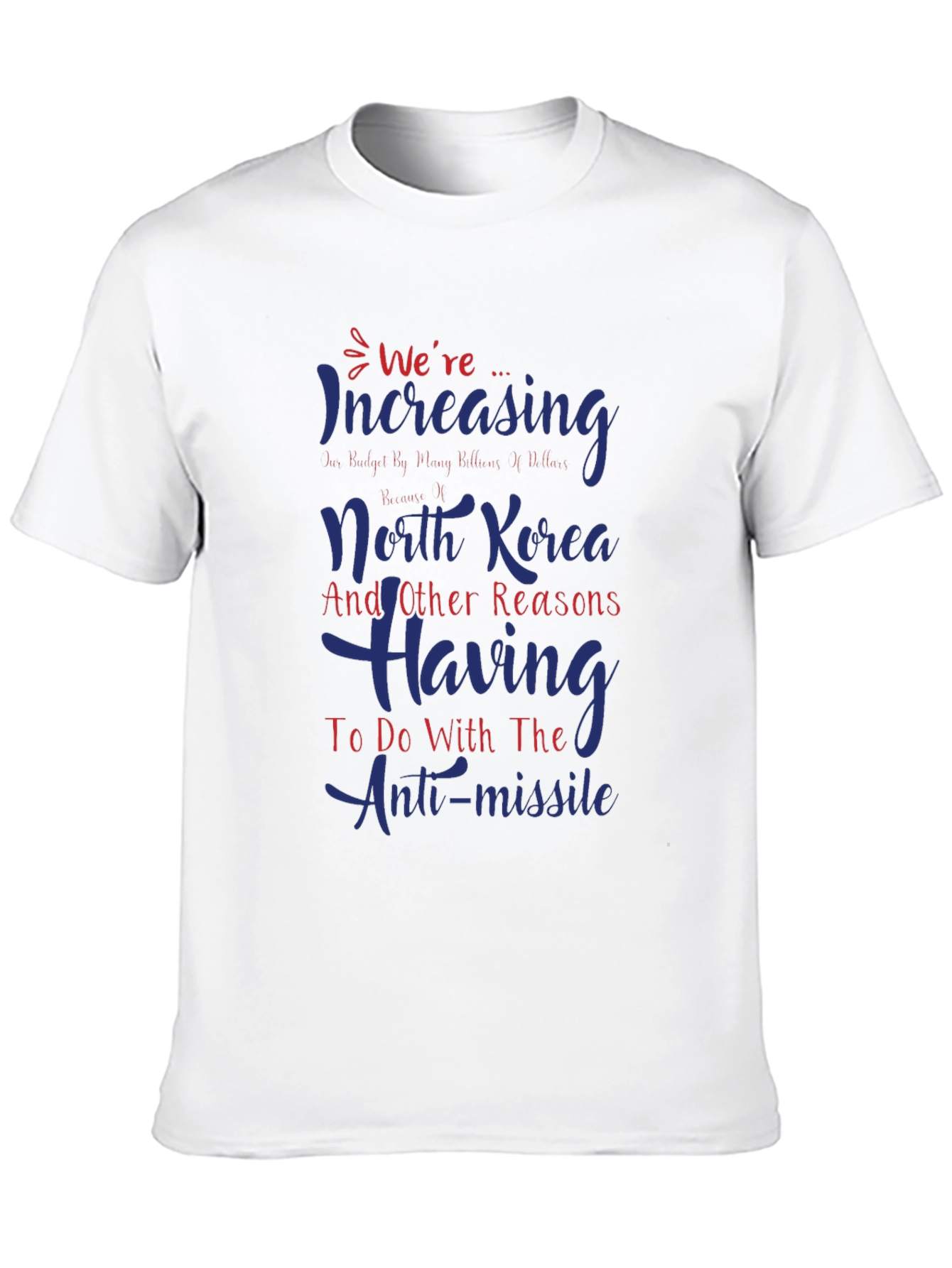 Were Increasing Anti-Missile Graphic T-Shirt