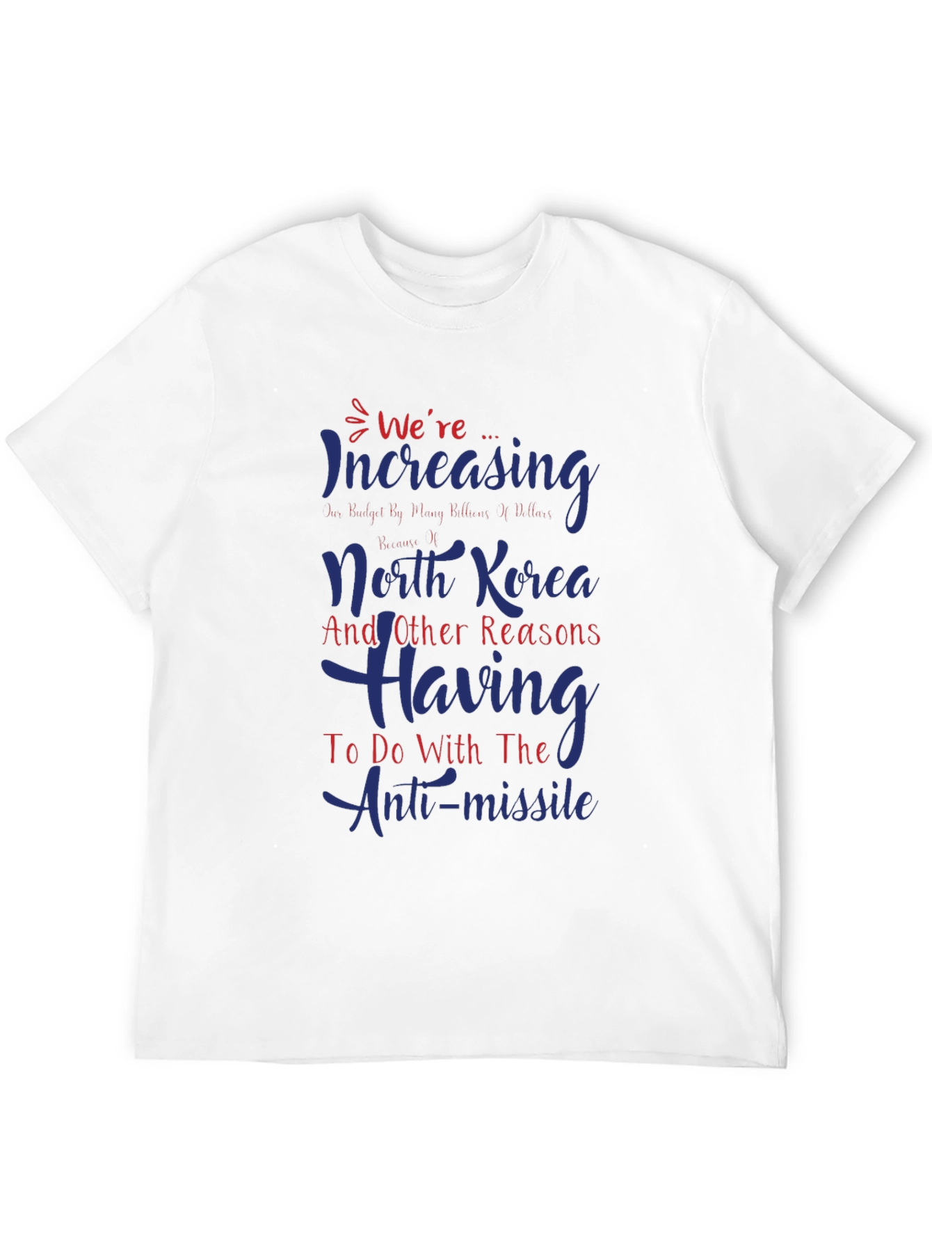 Were Increasing Anti-Missile Graphic T-Shirt
