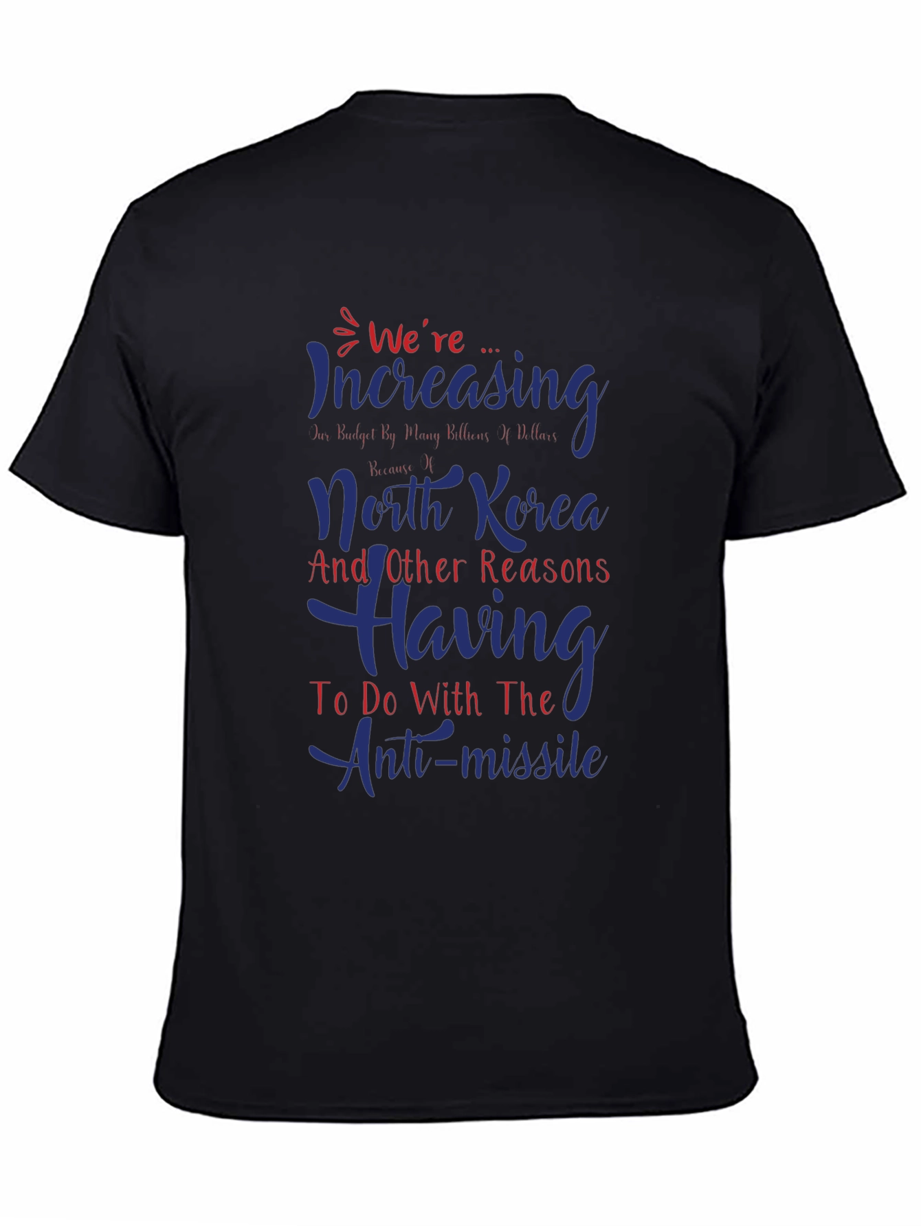 Were Increasing Anti-Missile Graphic T-Shirt