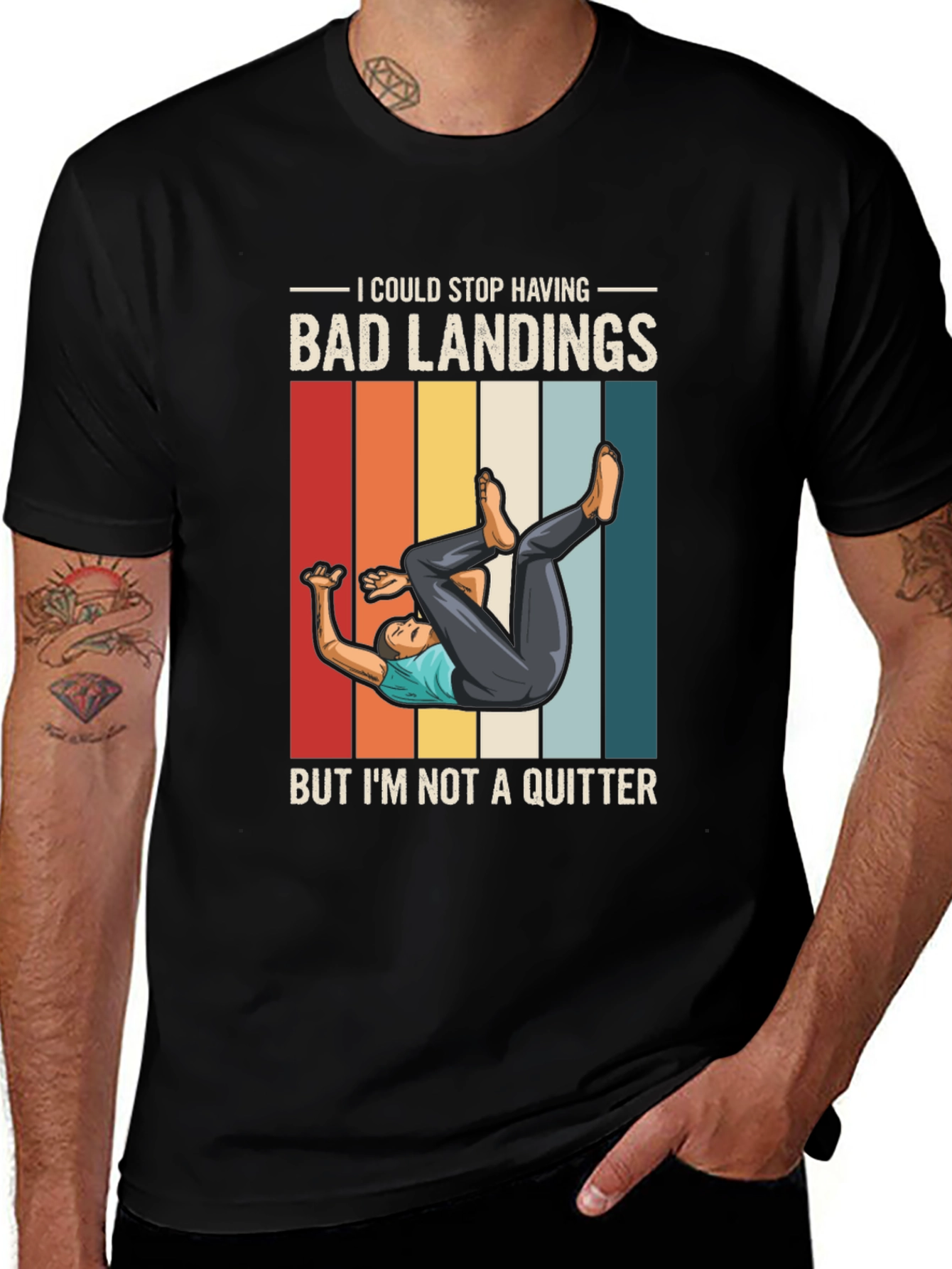 Bad Landings No Quitter T-Shirt