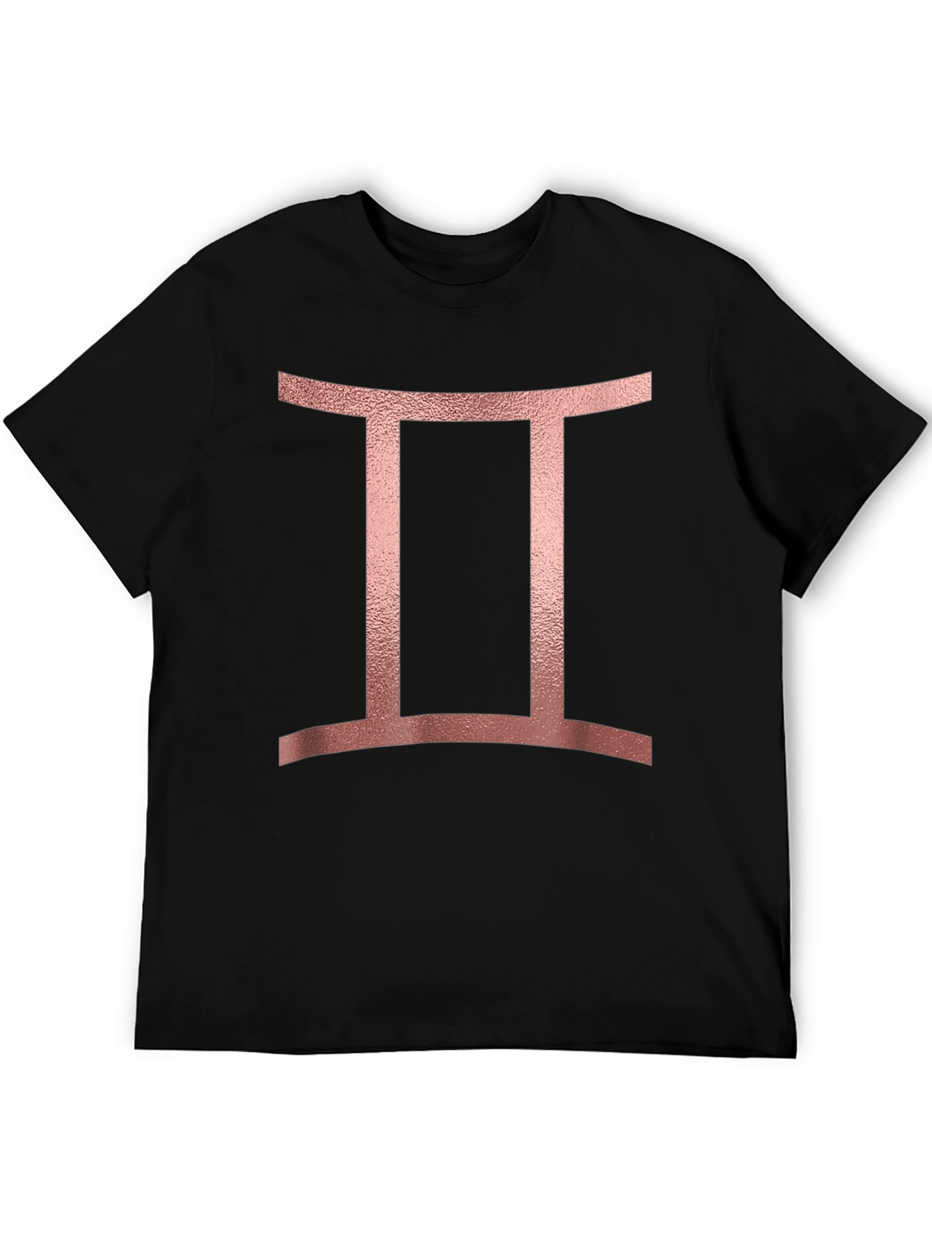 Gemini Zodiac Sign T-Shirt - Black Tee