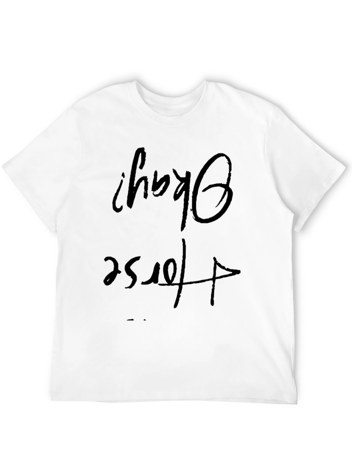 Humorous Okay? For Sure Black Graphic Tee