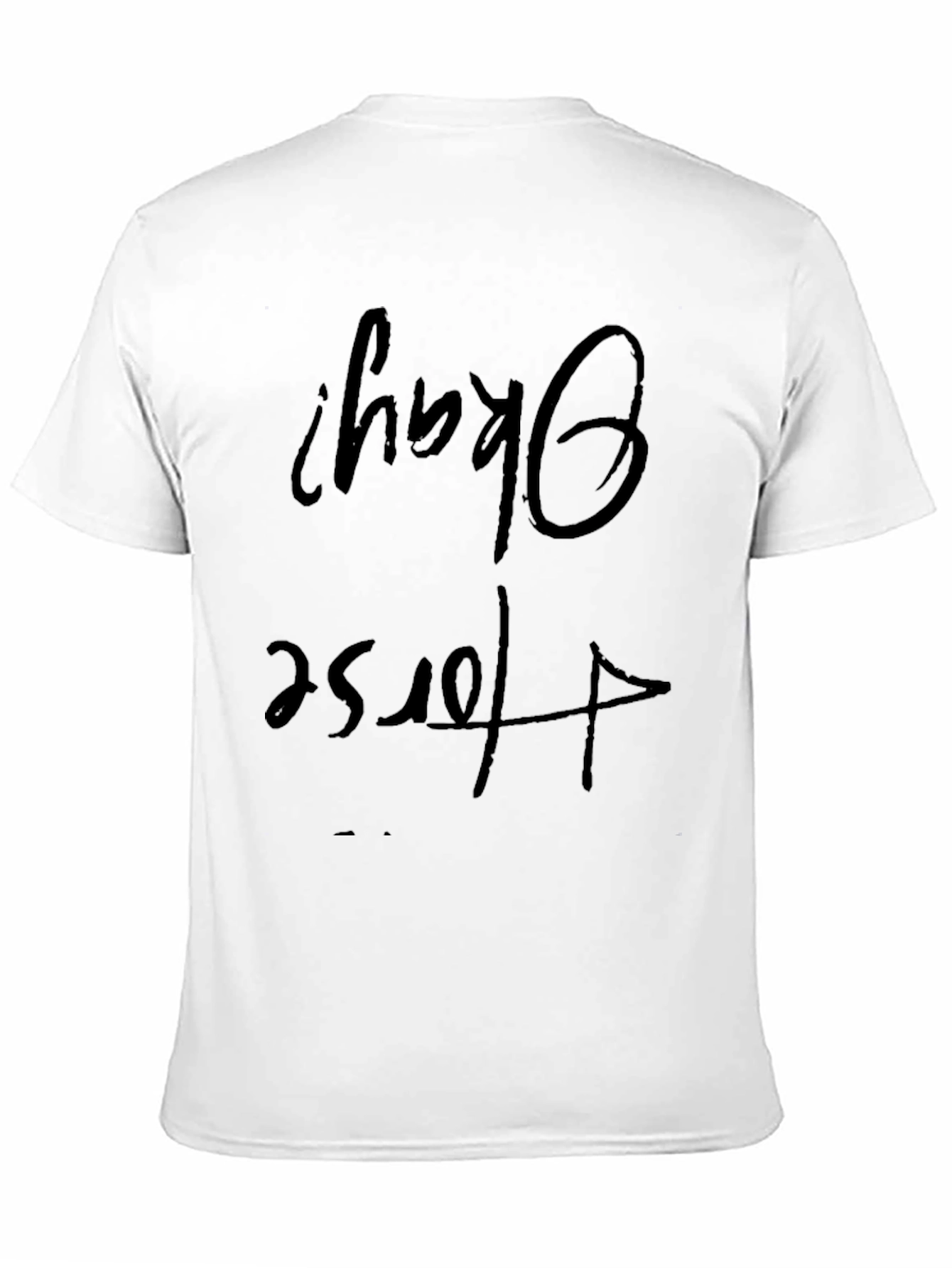 Humorous Okay? For Sure Black Graphic Tee