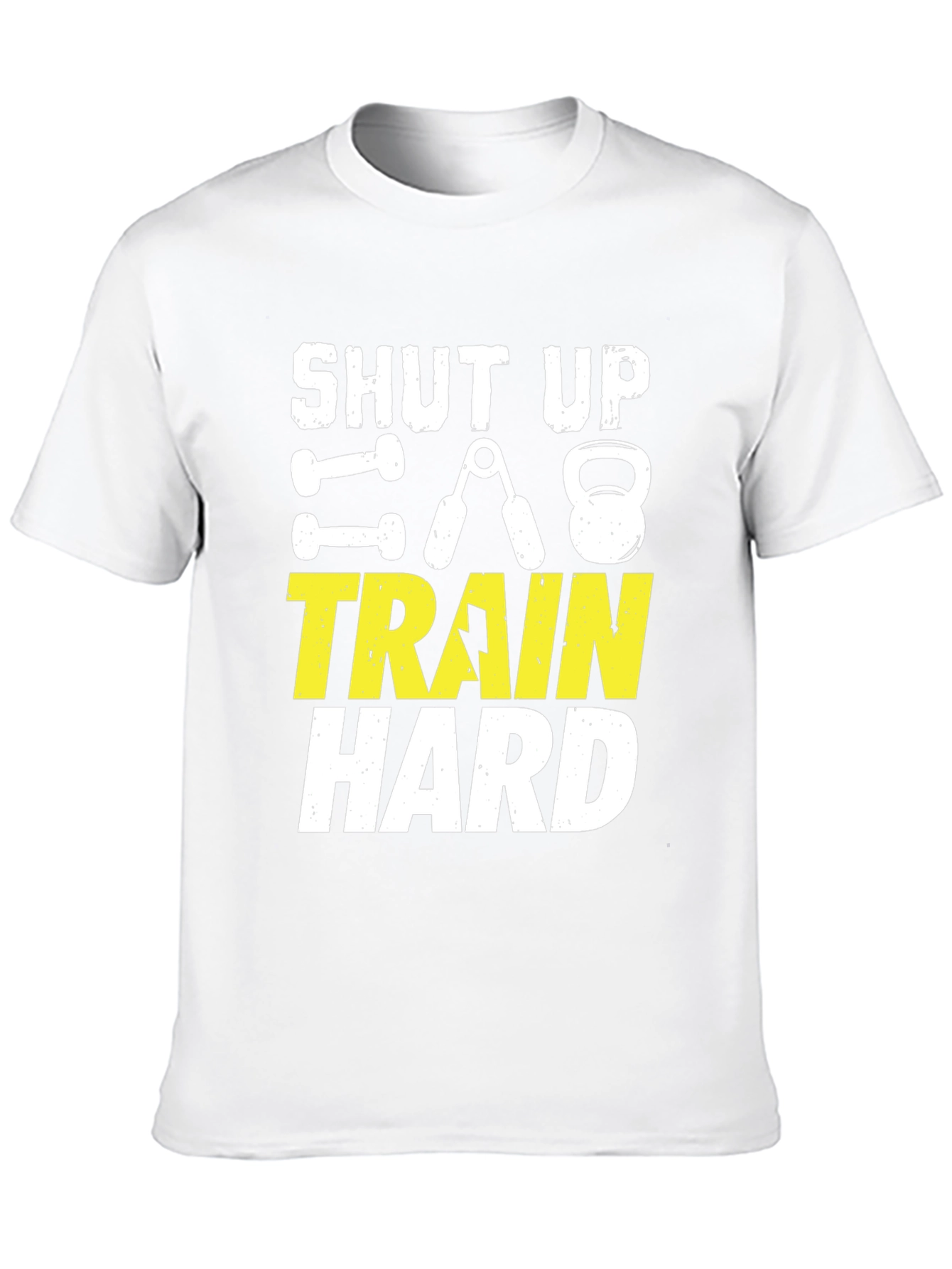 Shut Up Train Hard Black Graphic Tee