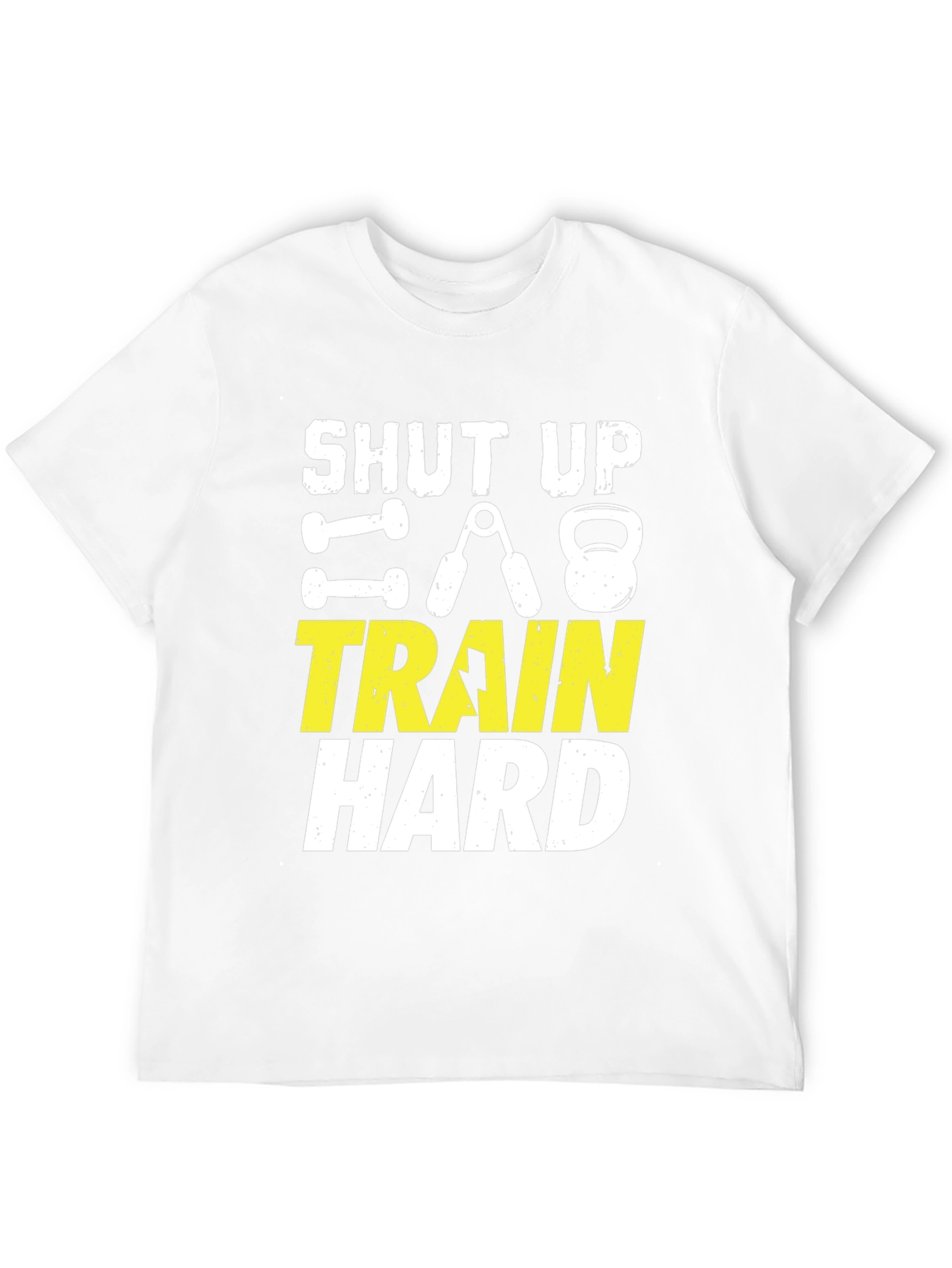 Shut Up Train Hard Black Graphic Tee